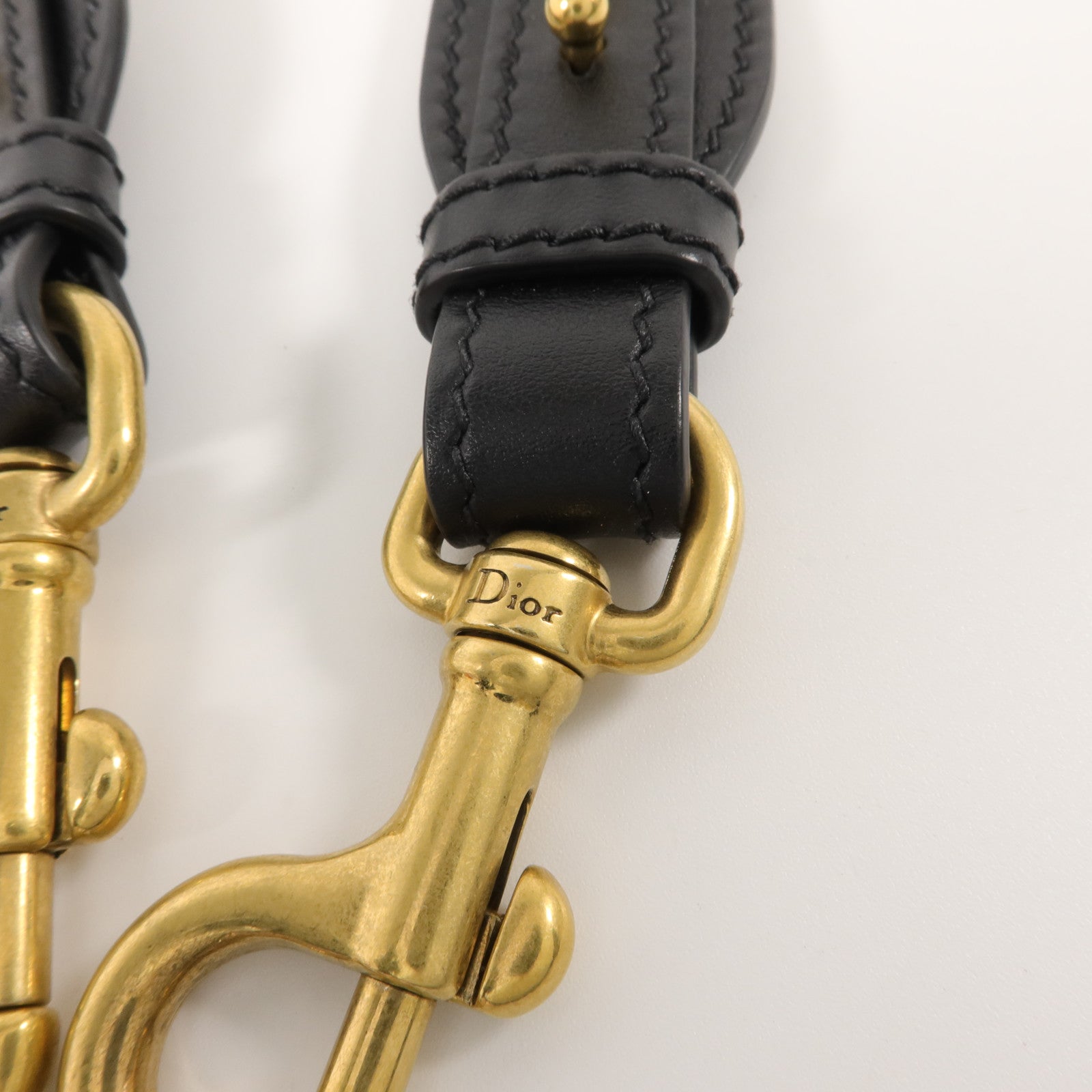 Dior 牛皮皮革/帆布Adjustable Shoulder Strap肩帶