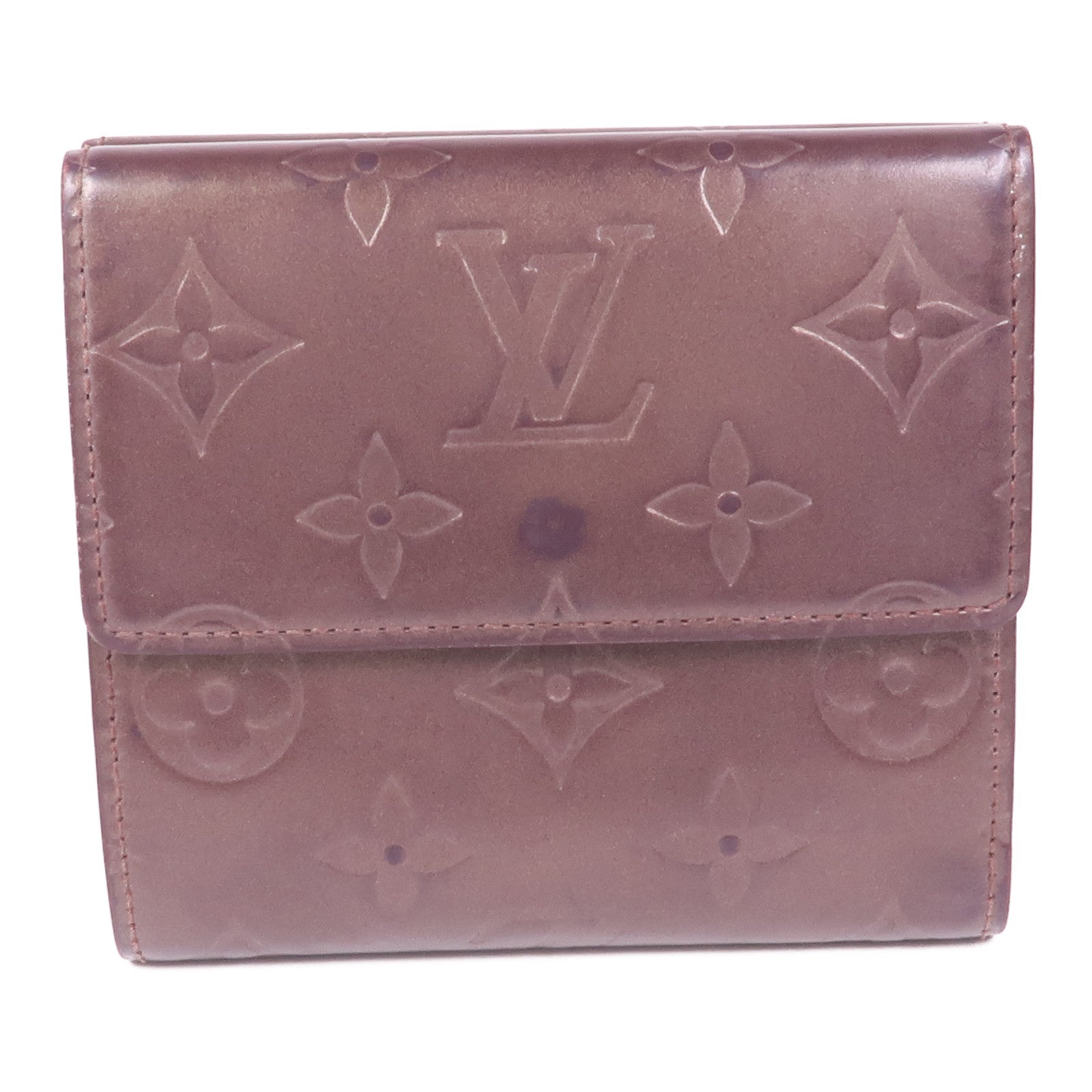 LOUIS VUITTON Monogram Mat Wallet銀扣錢包