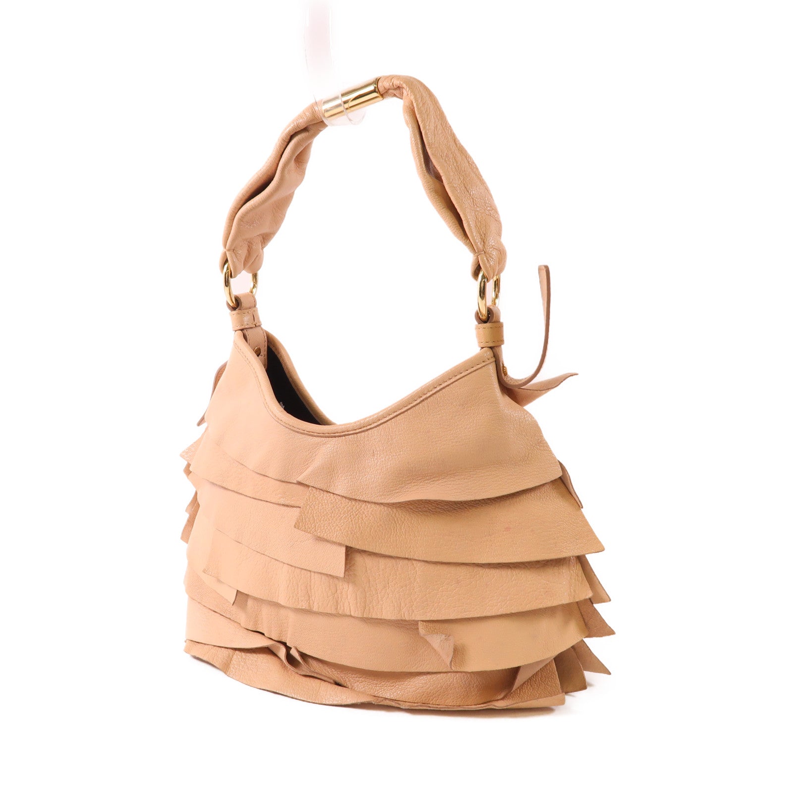 YVES SAINT LAURENT 皮革Saint Tropez Bag金扣手挽袋