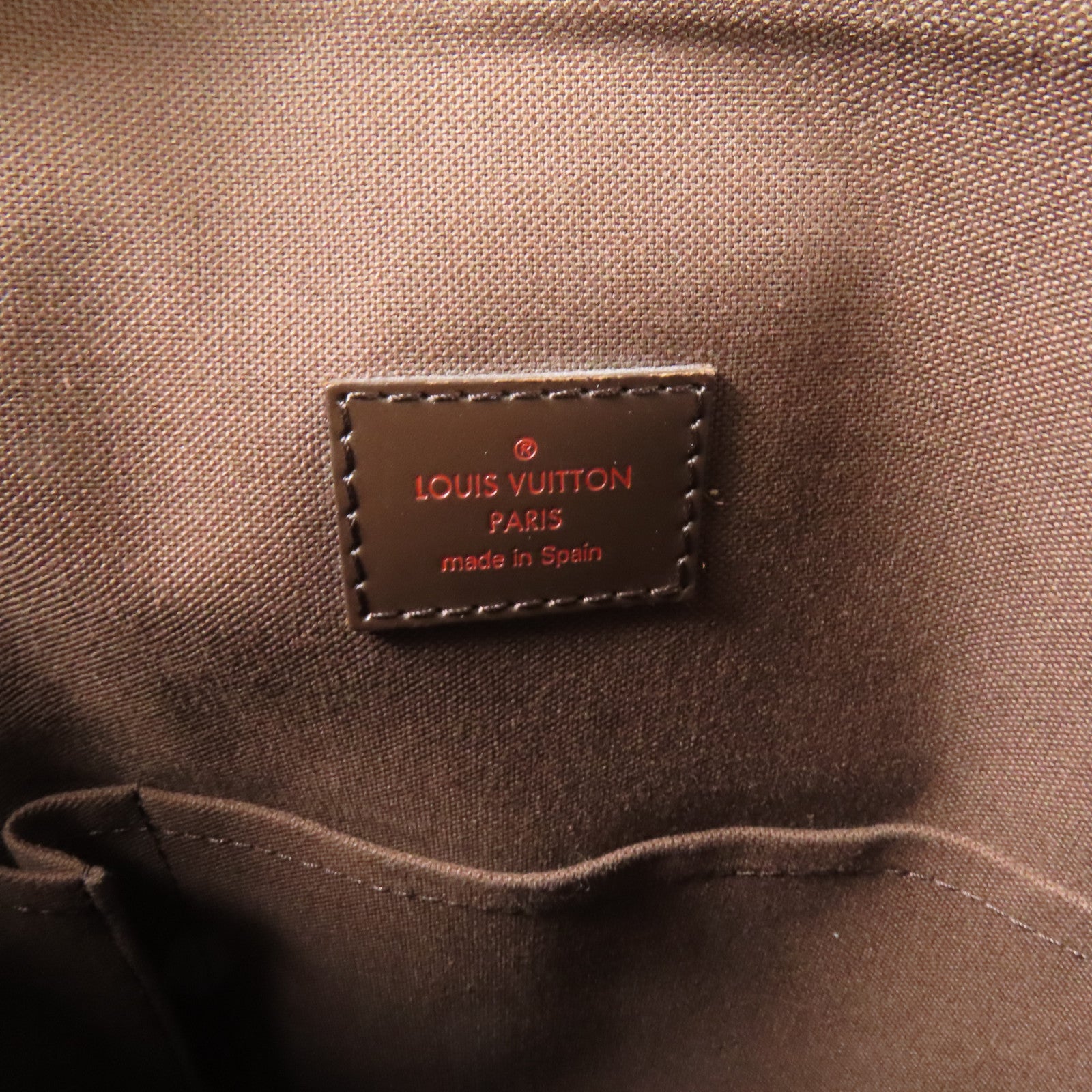 LOUIS VUITTON Damier Beaubourg金扣肩背袋棕色