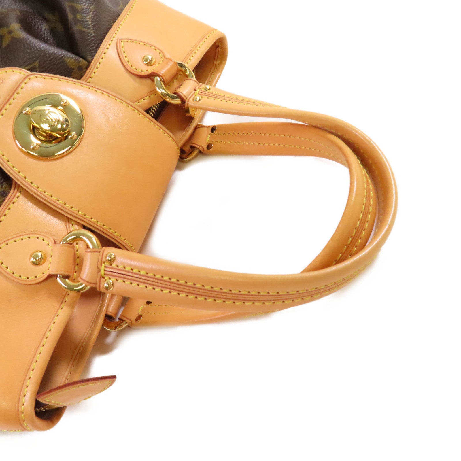 LOUIS VUITTON 【激減優惠】Monogram Boetie PM Hand Bag金扣手挽袋啡色