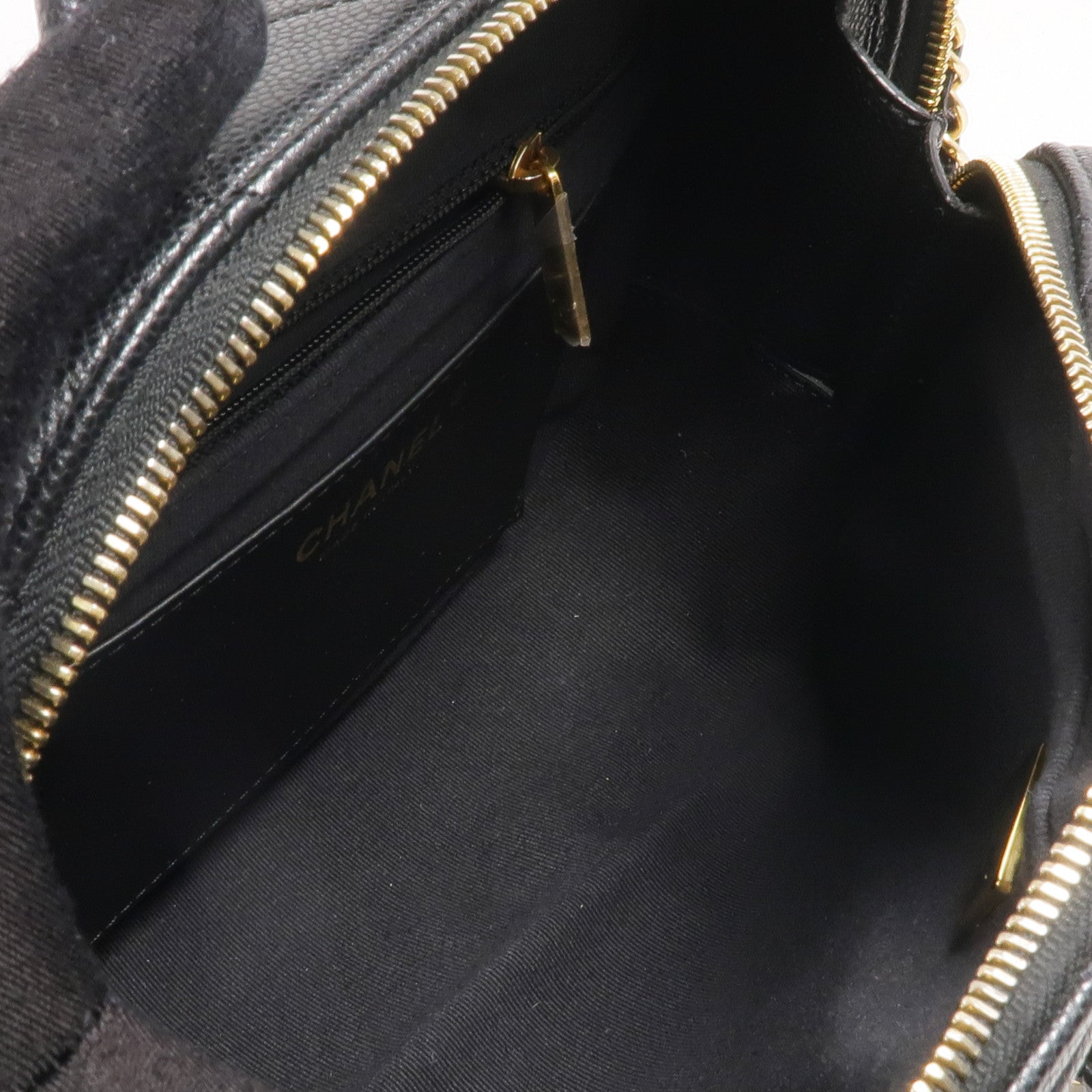 CHANEL 牛皮皮革2 Way Shoulder金扣手挽肩背兩用袋