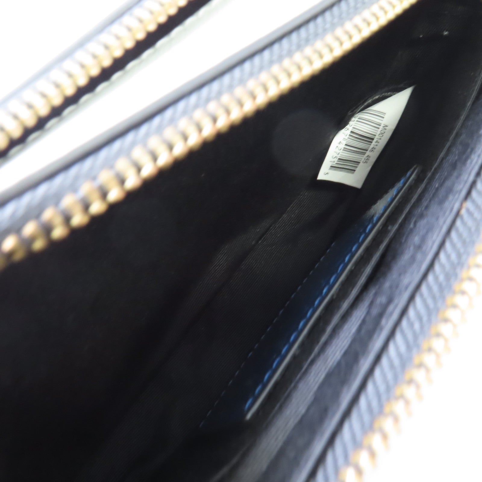 MARC JACOBS 塗層皮革Camera Shoulder Bag金扣肩背袋寶藍色