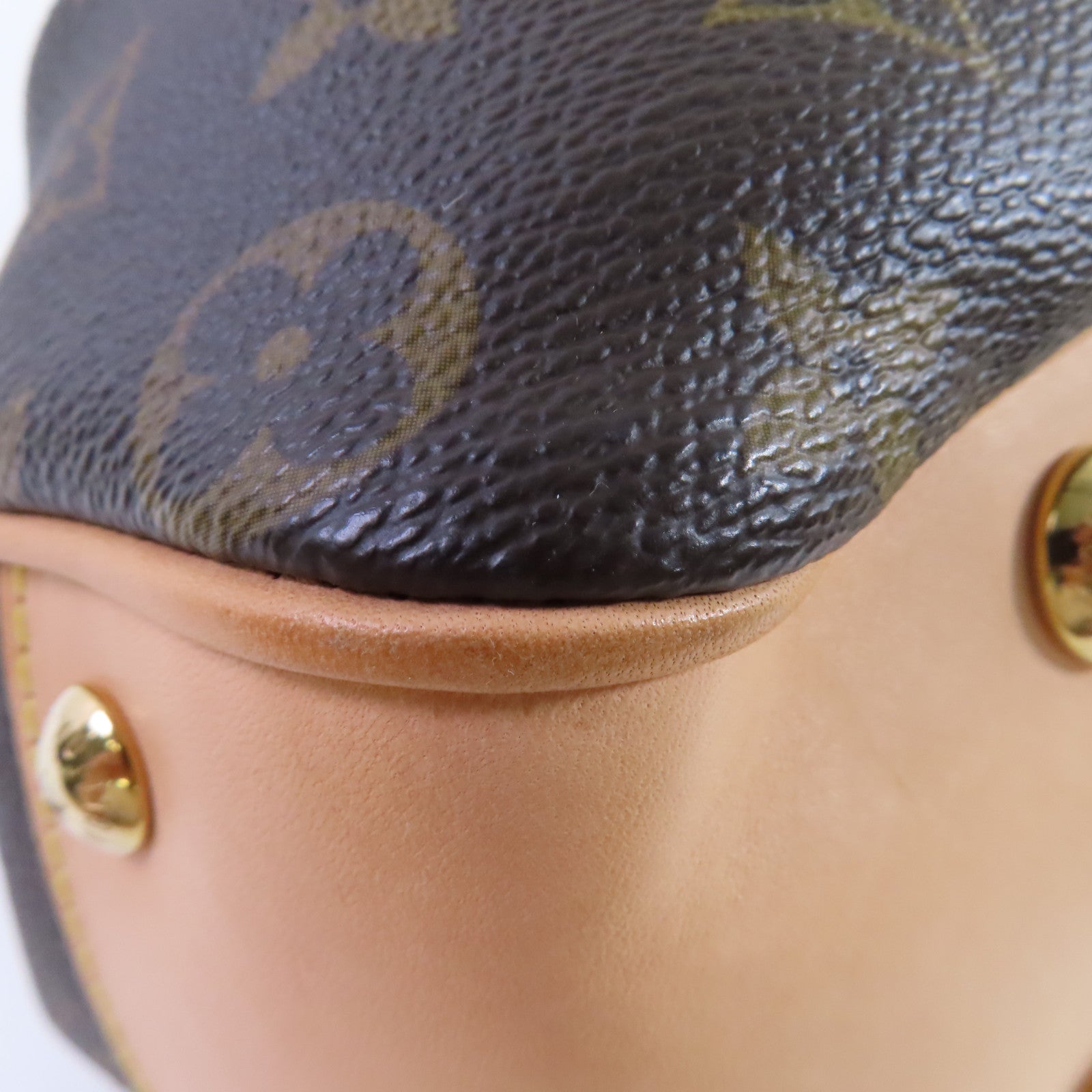 LOUIS VUITTON 【激減優惠】Monogram Boetie PM Hand Bag金扣手挽袋啡色