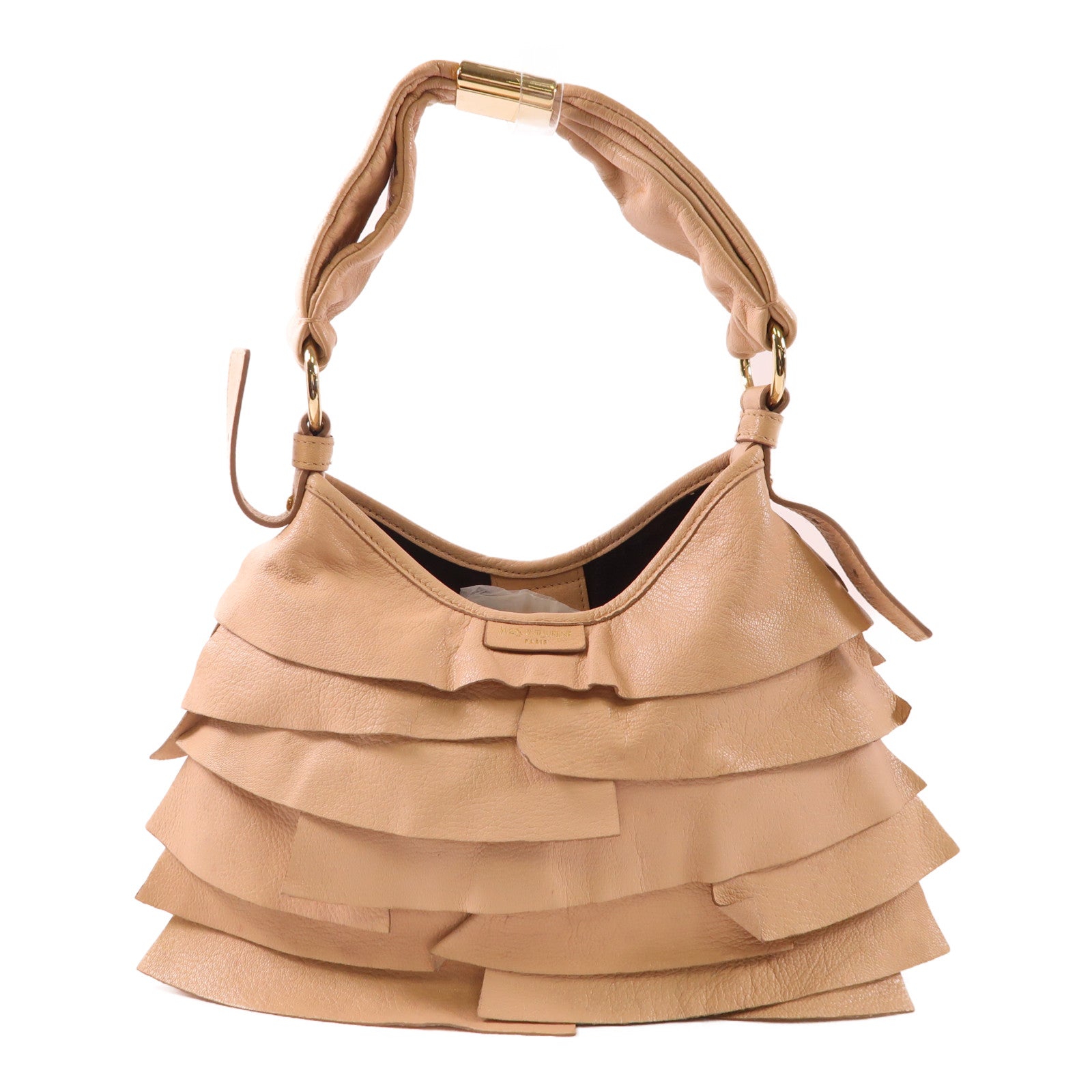 YVES SAINT LAURENT 皮革Saint Tropez Bag金扣手挽袋
