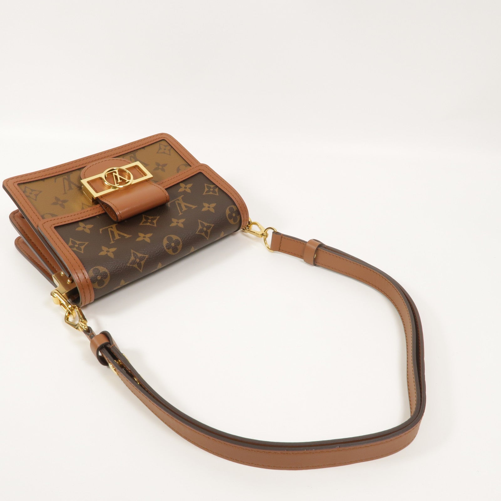 LOUIS VUITTON Monogram/Monogram Reverse Mini Dauphine肩背袋