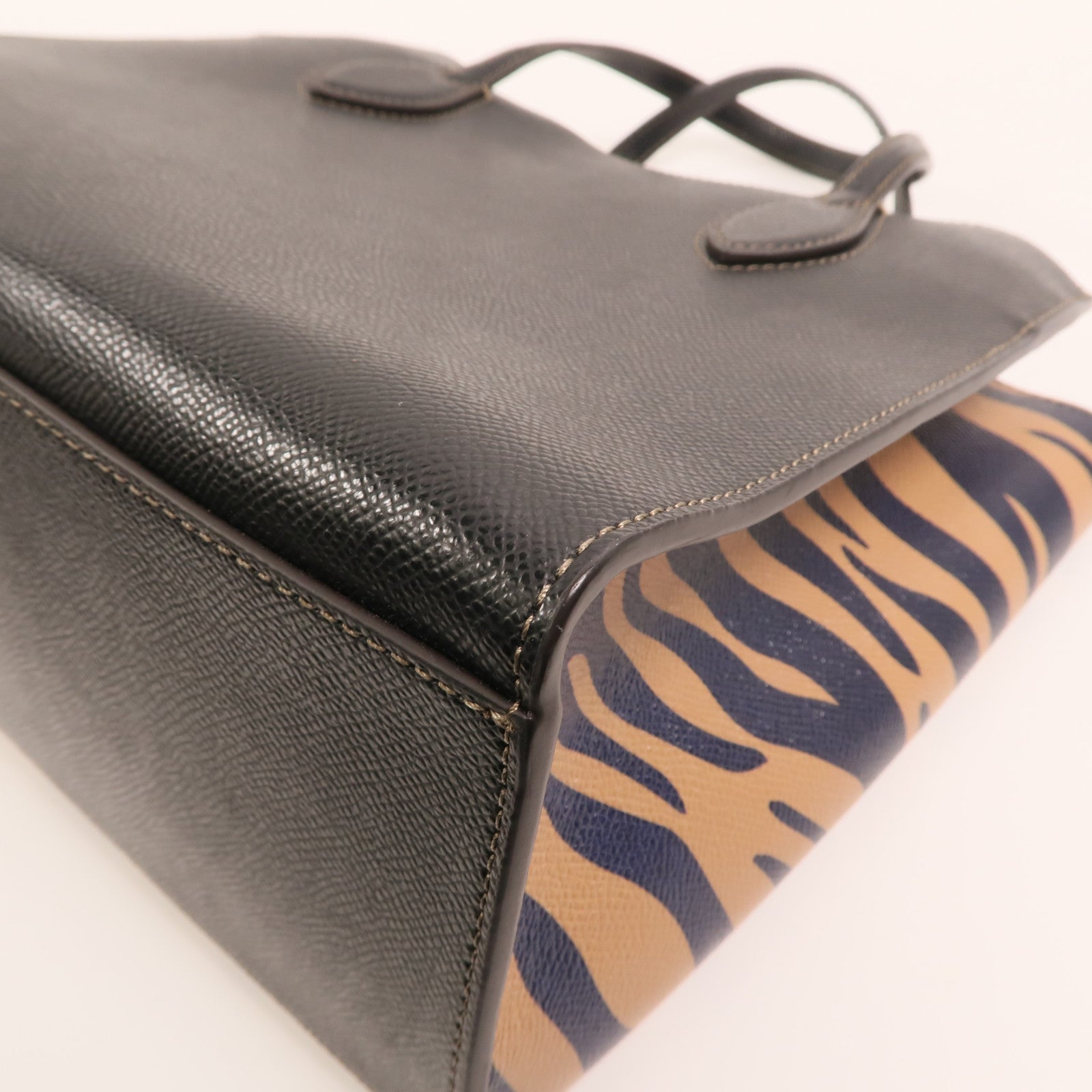 Furla 牛皮皮革Tote Bag金扣手挽袋