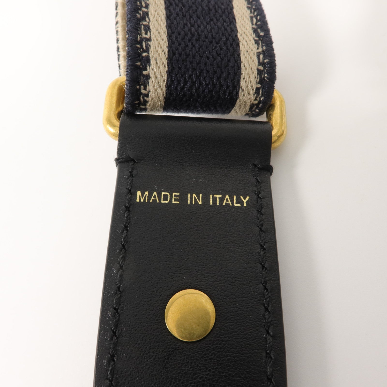 Dior 牛皮皮革/帆布Adjustable Shoulder Strap肩帶