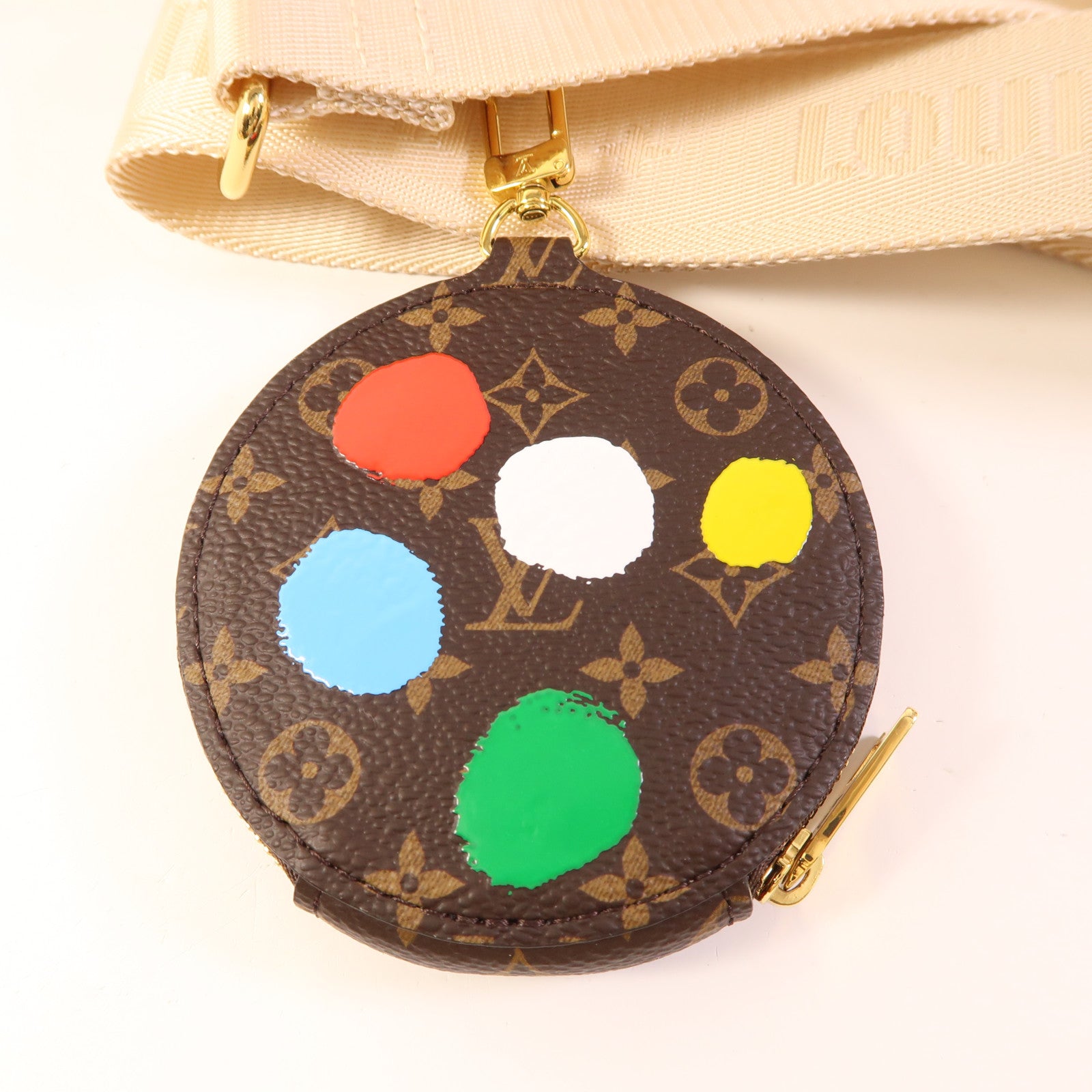 LOUIS VUITTON Monogram LV x YK On The Go金扣手挽肩背兩用袋