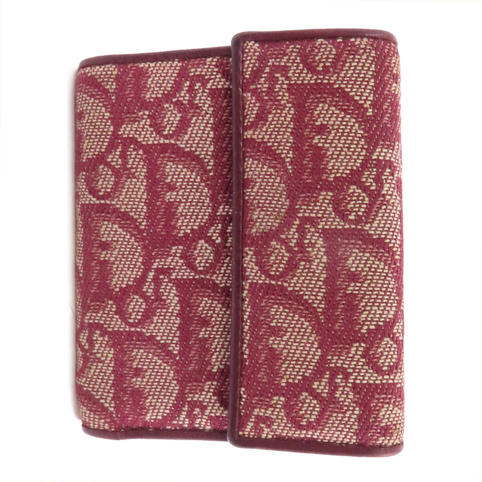 Dior 帆布Wallet金扣錢包紅色