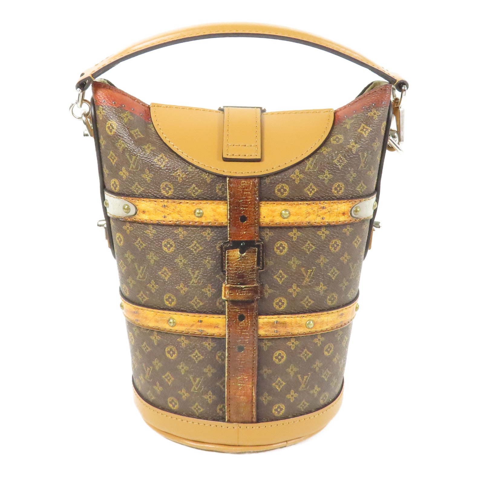 LOUIS VUITTON Monogram Duffle 2018銀扣肩背袋