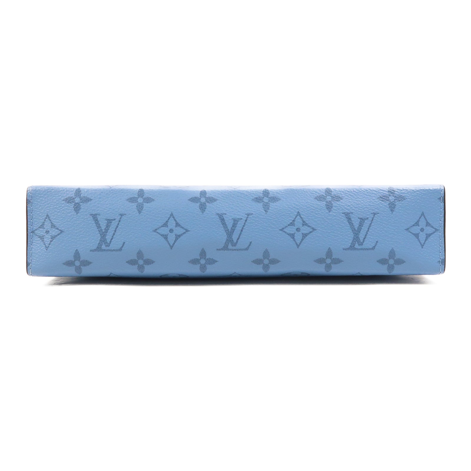 LOUIS VUITTON Taigarama Pochette Voyage MM銀扣手拿包