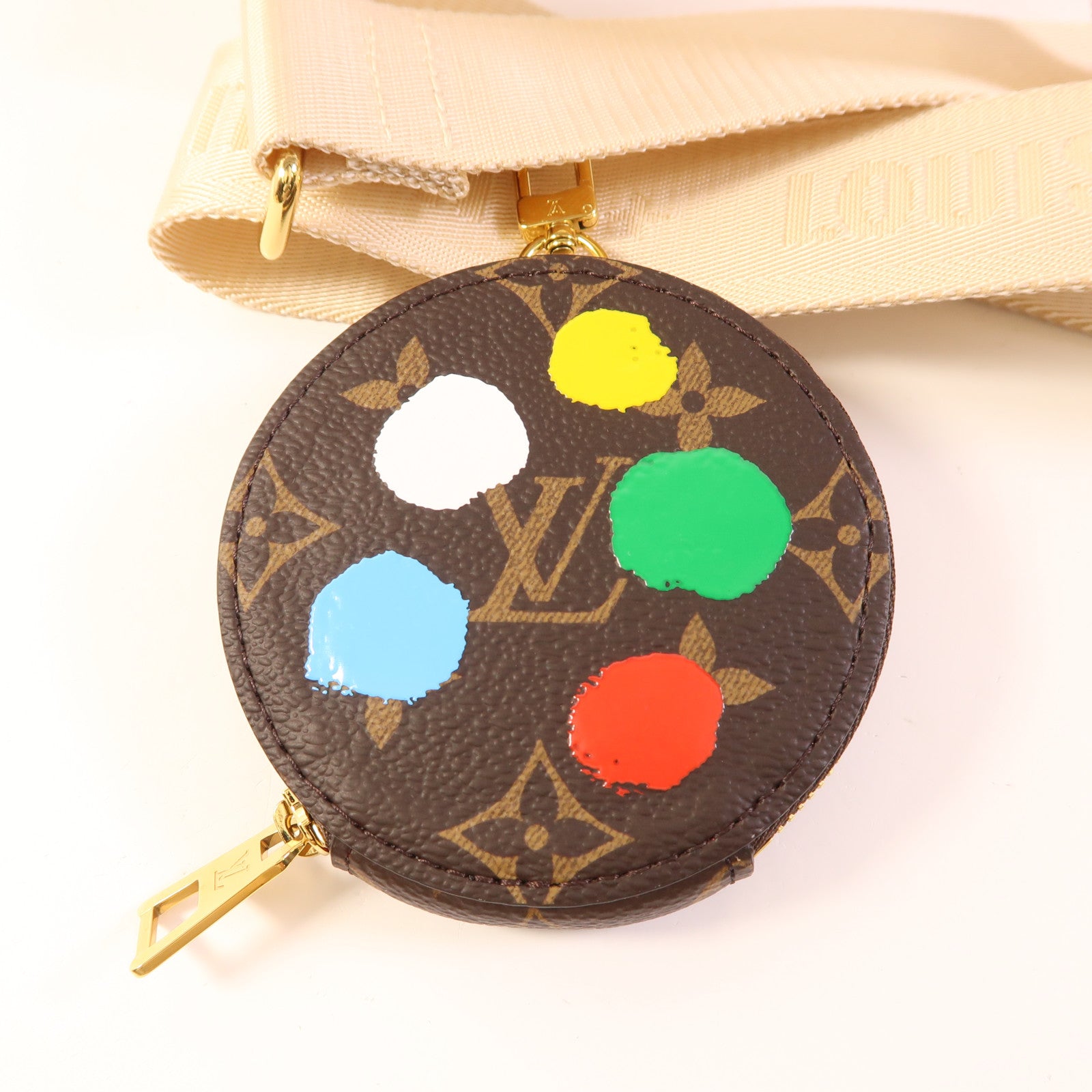 LOUIS VUITTON Monogram LV x YK On The Go金扣手挽肩背兩用袋