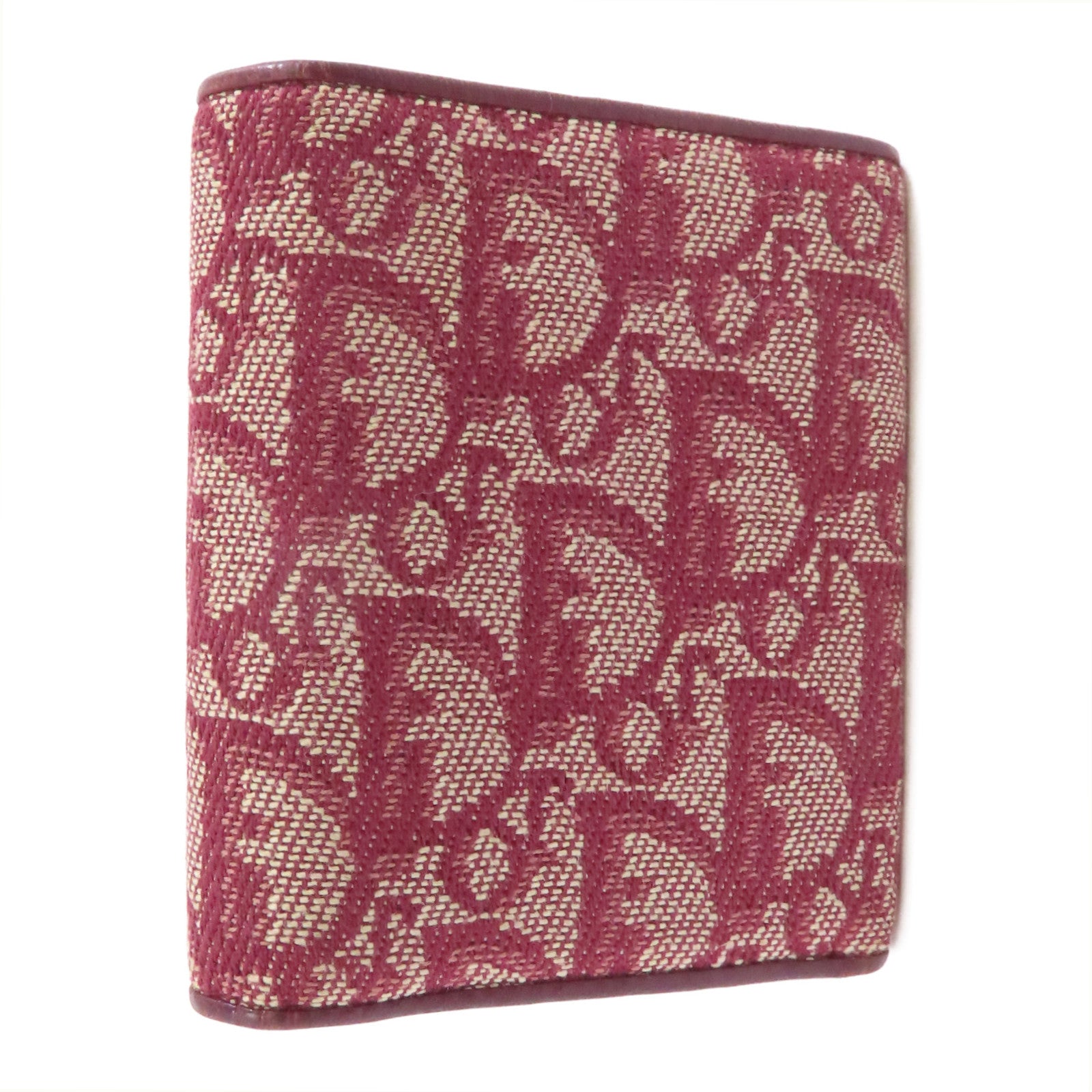 Dior 帆布Wallet金扣錢包紅色