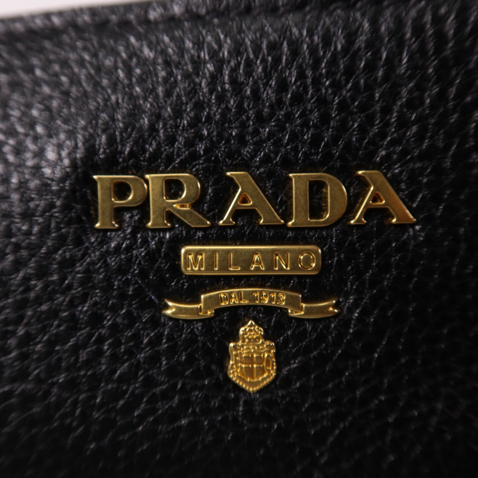 PRADA 牛皮皮革2 Way Shoulder Bag金扣手挽肩背兩用袋