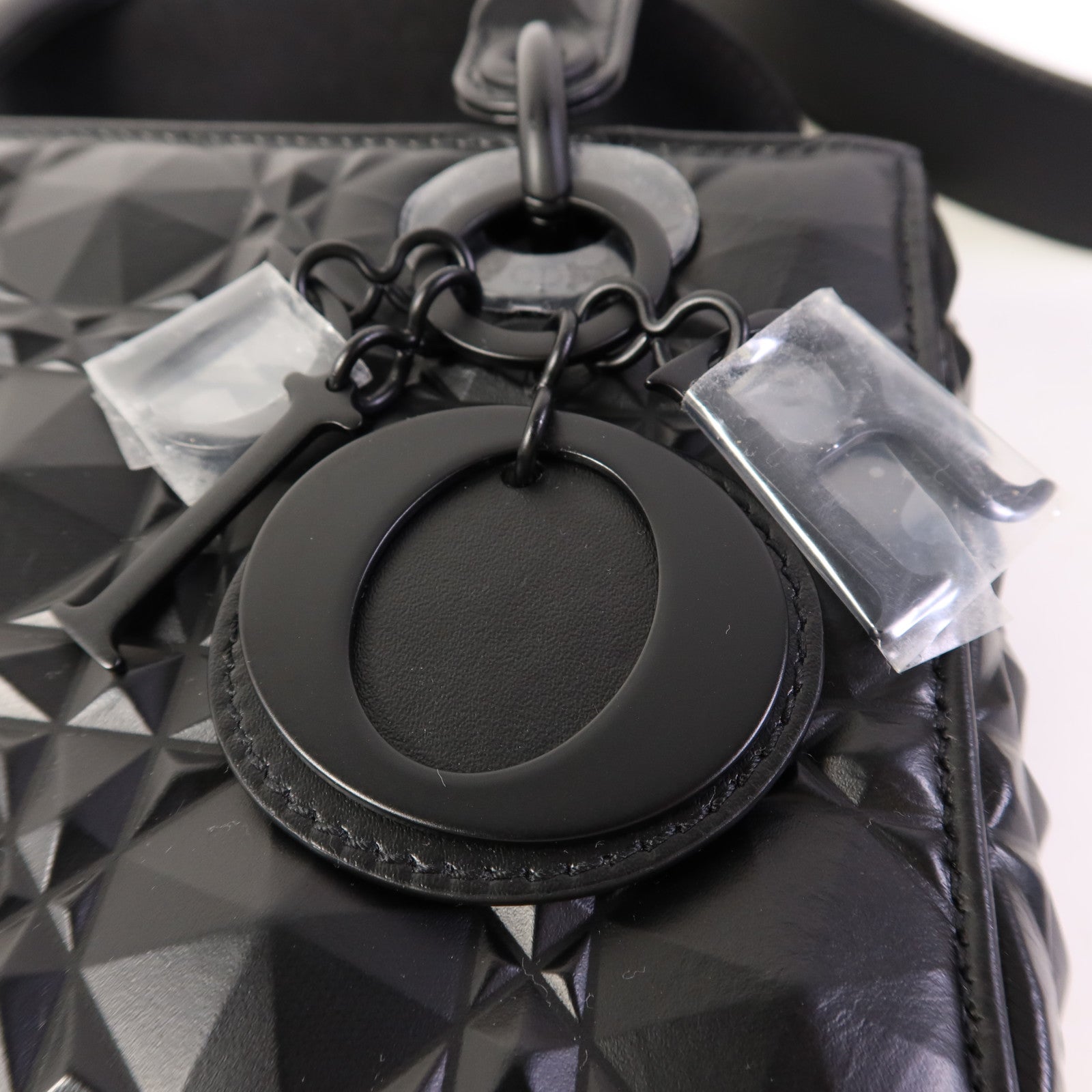 Dior 牛皮皮革Lady Dior手挽肩背兩用袋