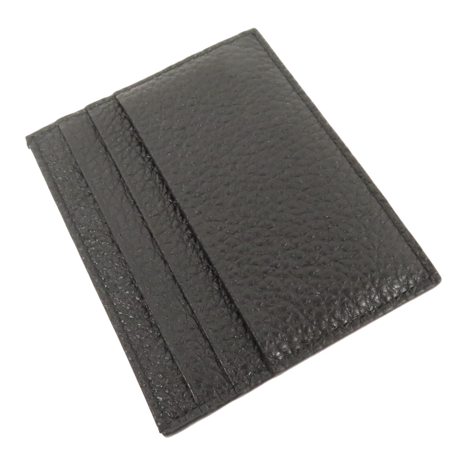 PRADA 牛皮皮革Card Holder銀扣卡片套