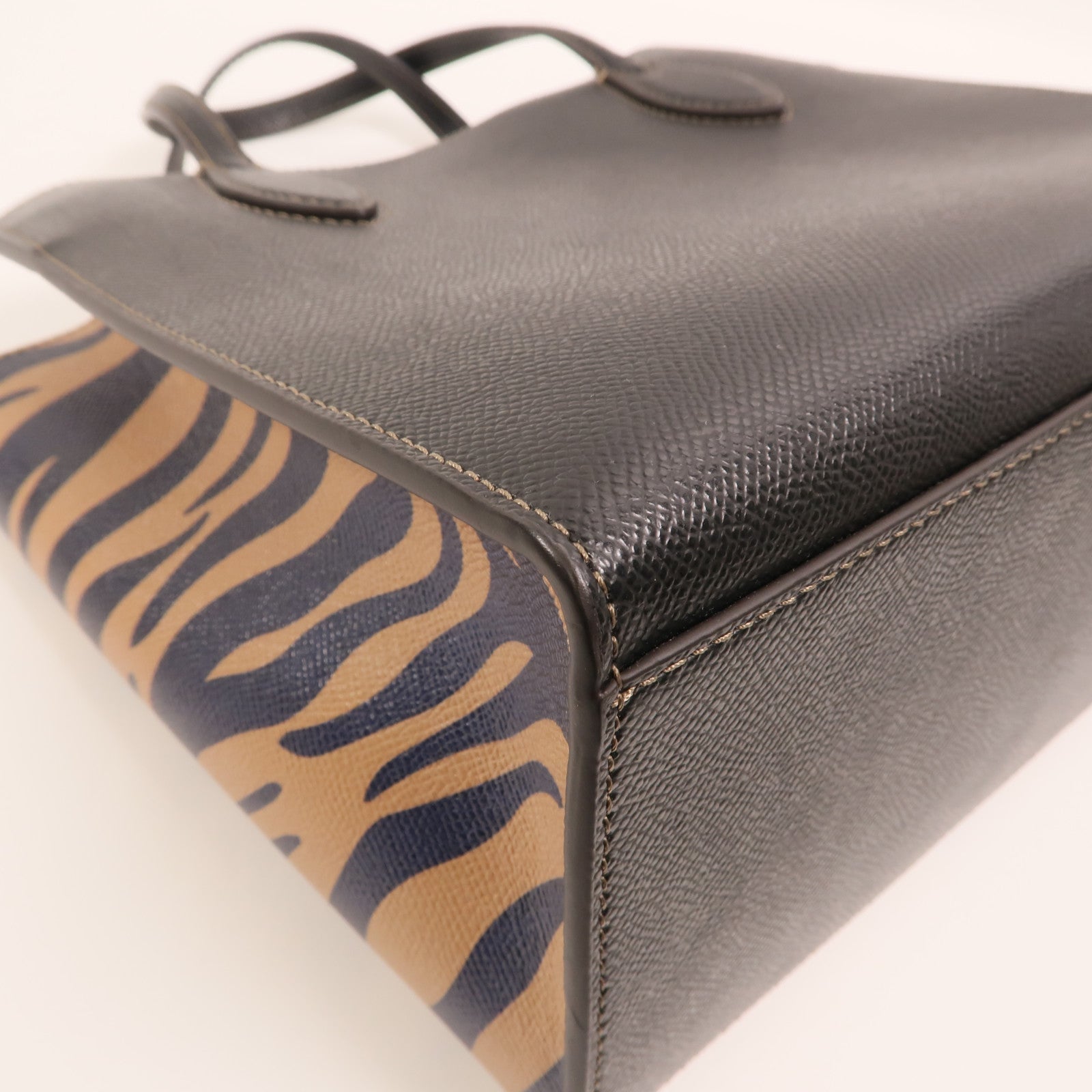Furla 牛皮皮革Tote Bag金扣手挽袋