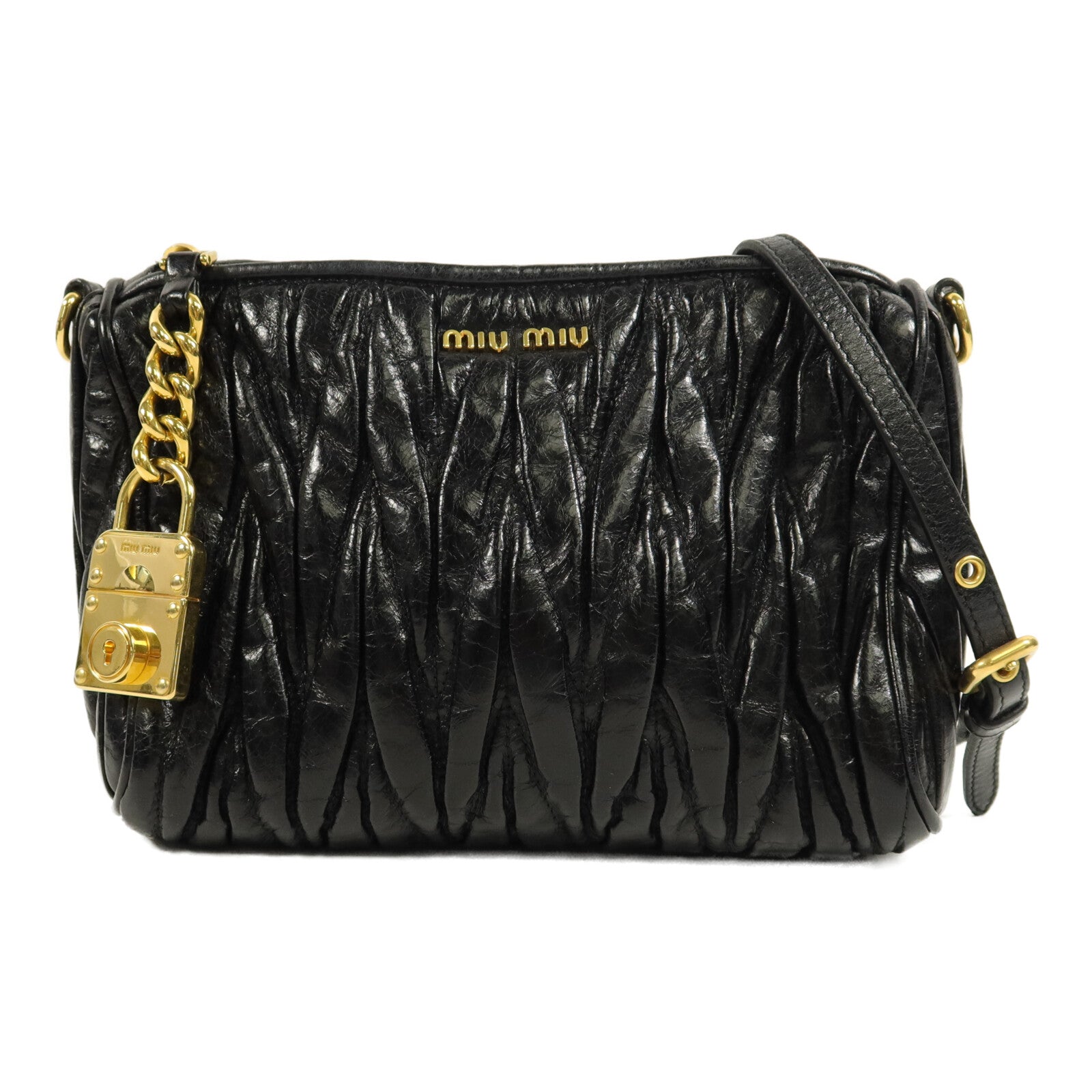 Miu Miu 羊皮皮革Shoulder Bag肩背袋