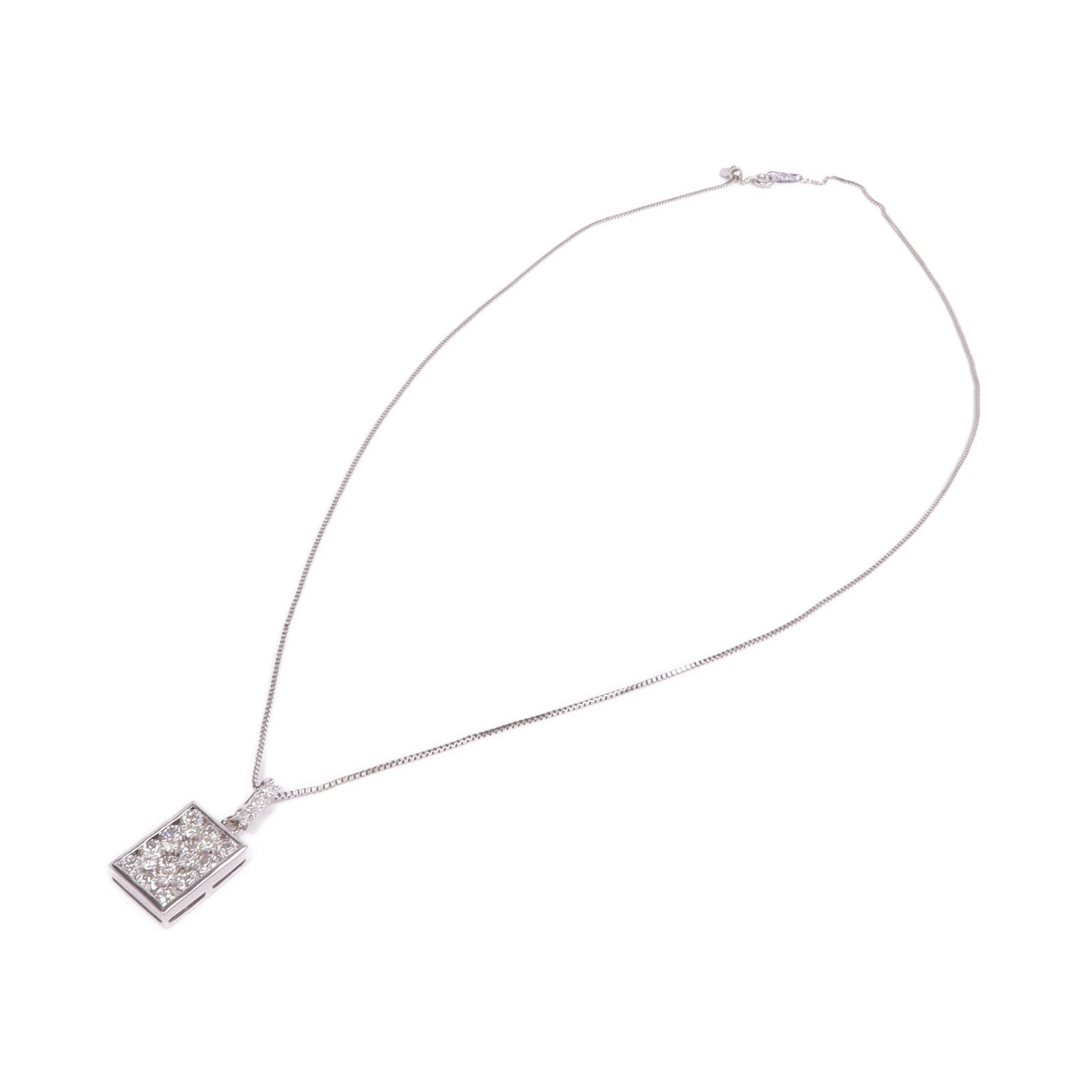 JEWELRY 18K白金Diamond Necklace鑽石項鍊
