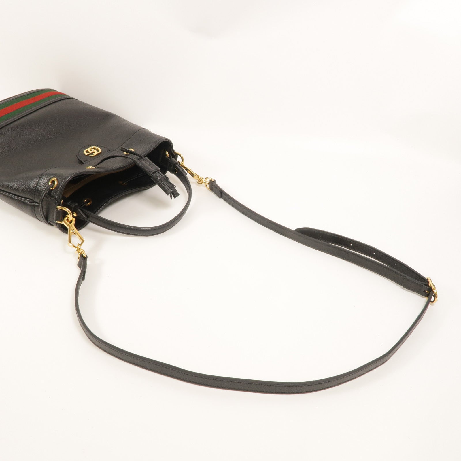 GUCCI 牛皮皮革Ophidia Bucket Bag手挽肩背兩用袋