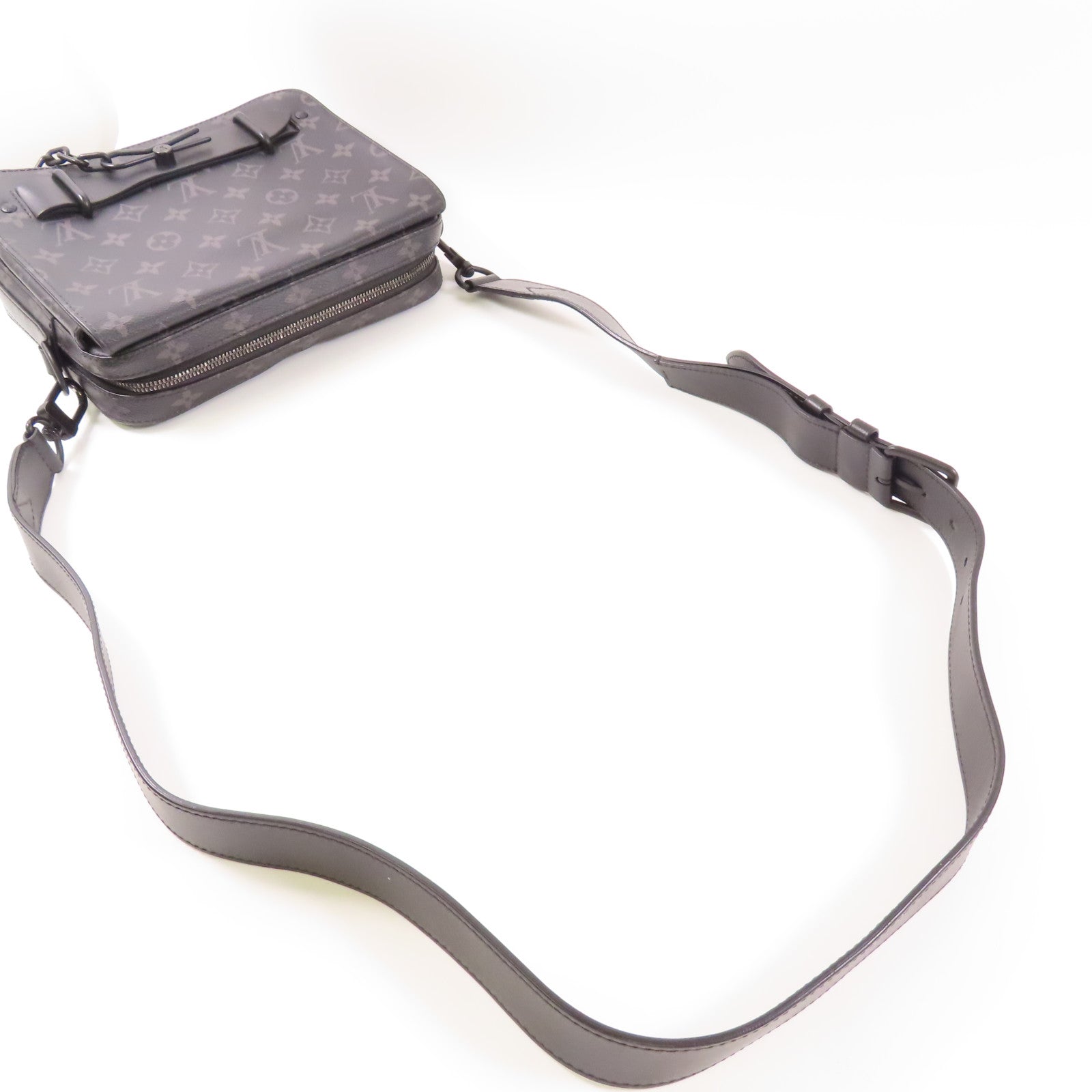 LOUIS VUITTON Monogram Eclipse Steamer肩背袋