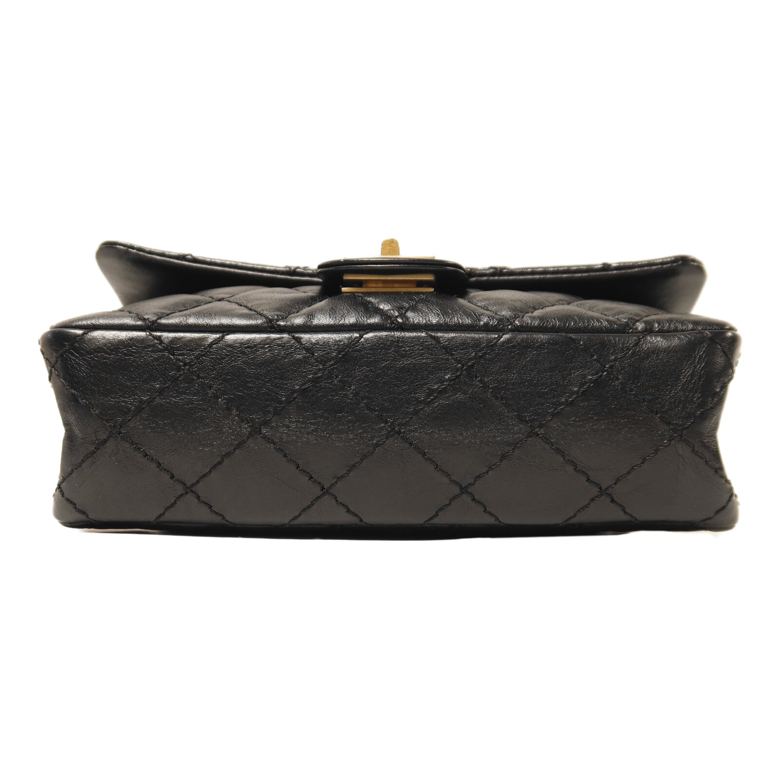 CHANEL 牛皮皮革Shoulder Bag金扣鏈帶肩背袋