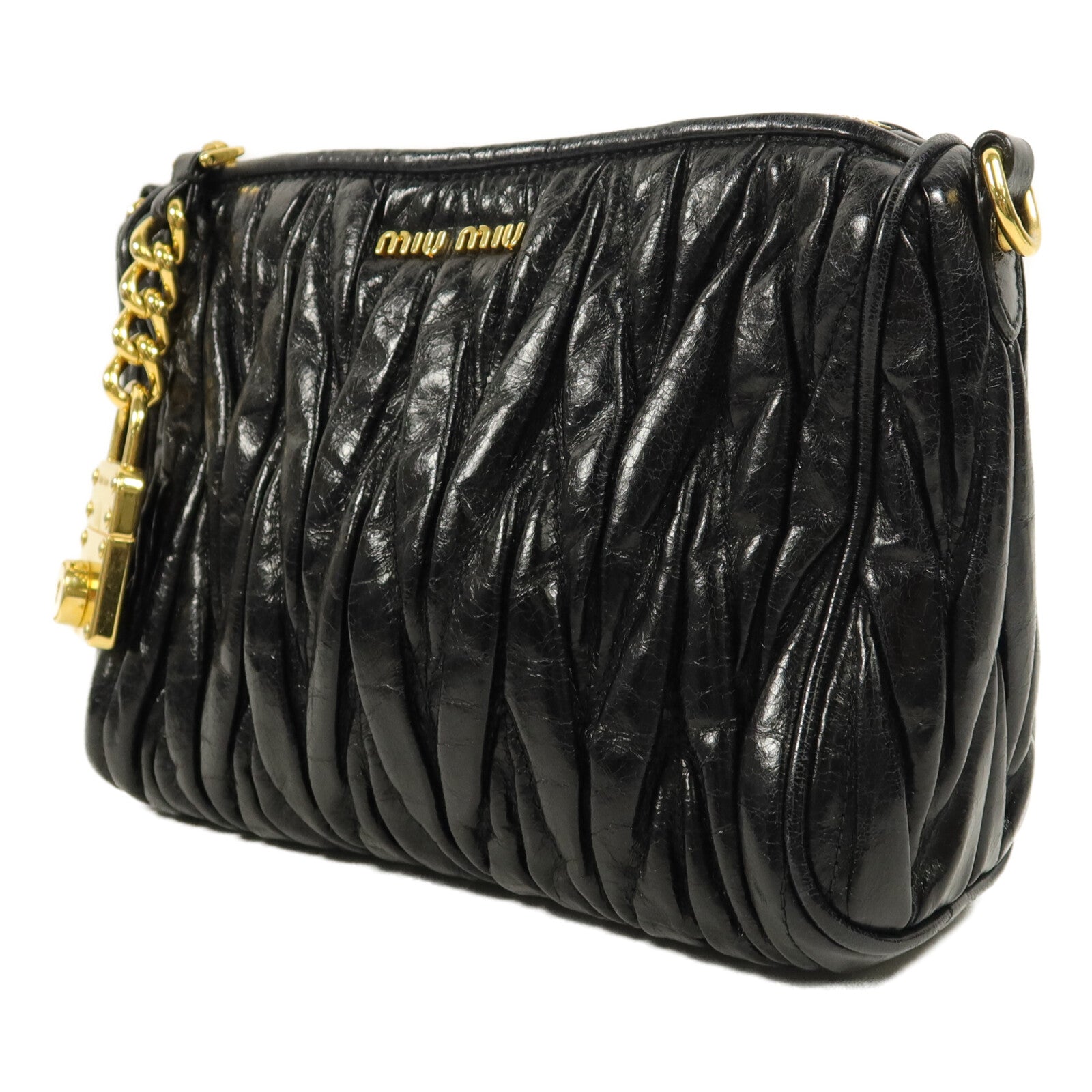 Miu Miu 羊皮皮革Shoulder Bag肩背袋