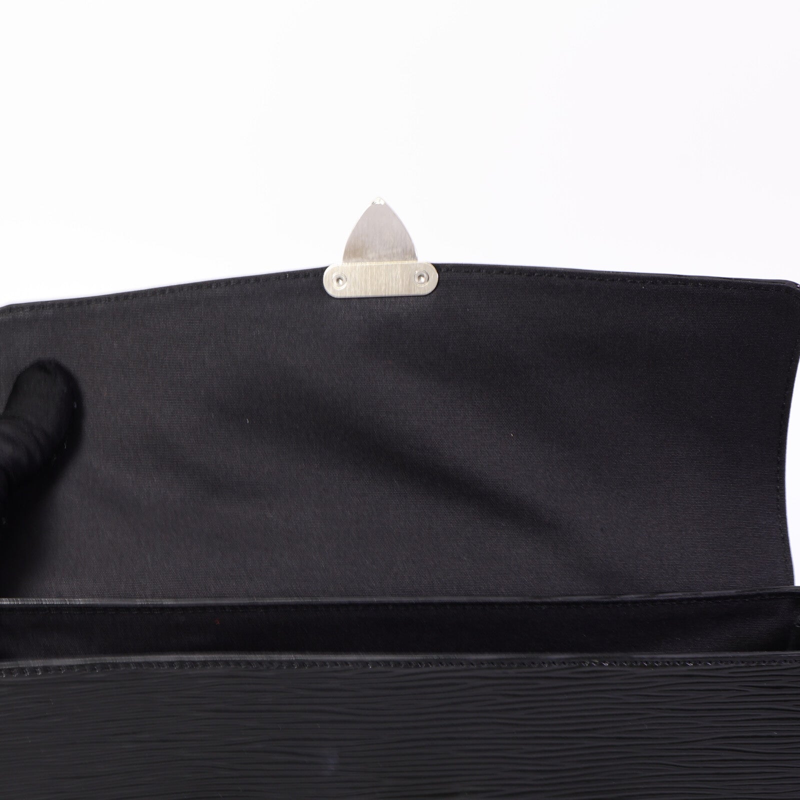 LOUIS VUITTON Epi Segur PM銀扣手挽袋