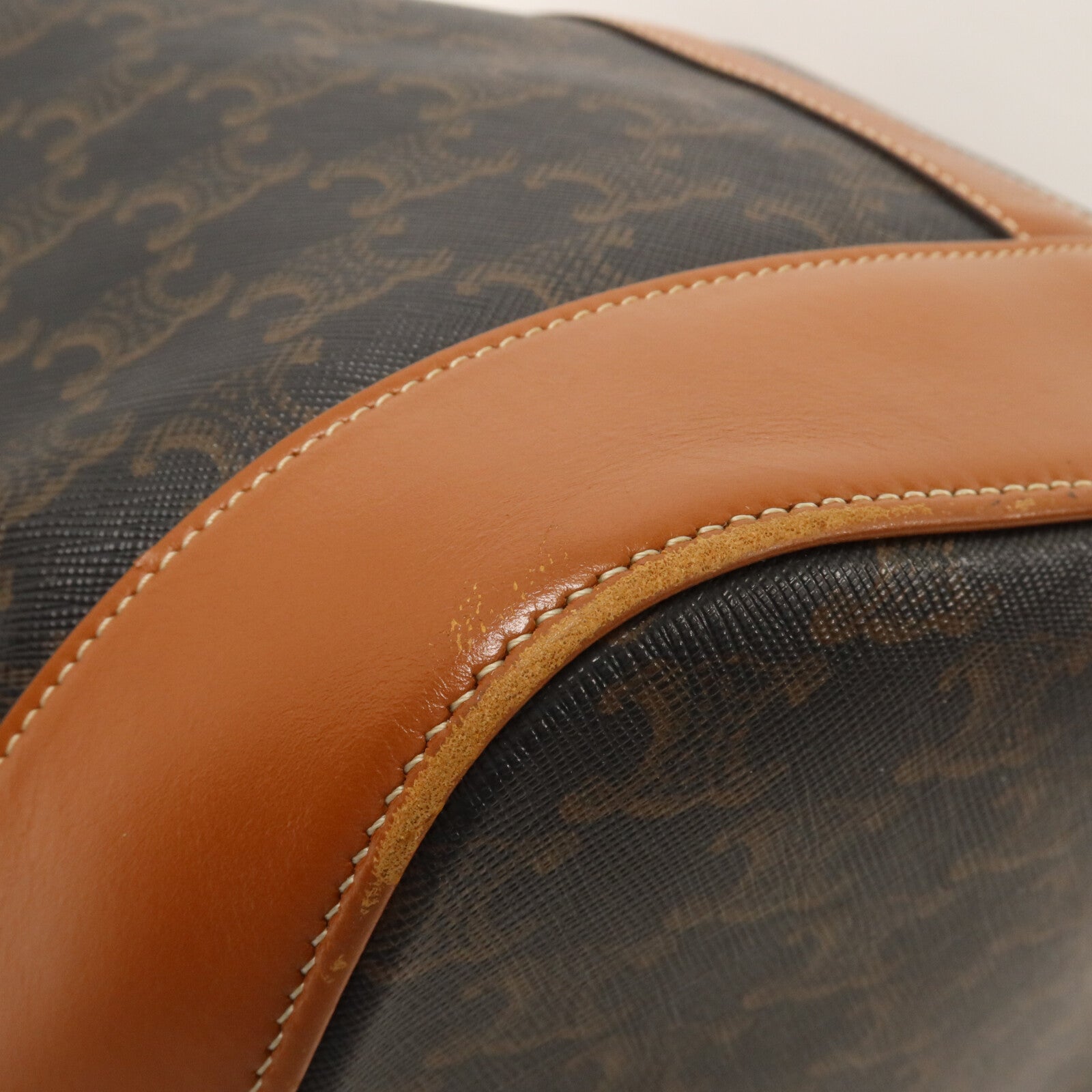 CELINE 塗層帆布Triomphe Bucket Medium肩背袋