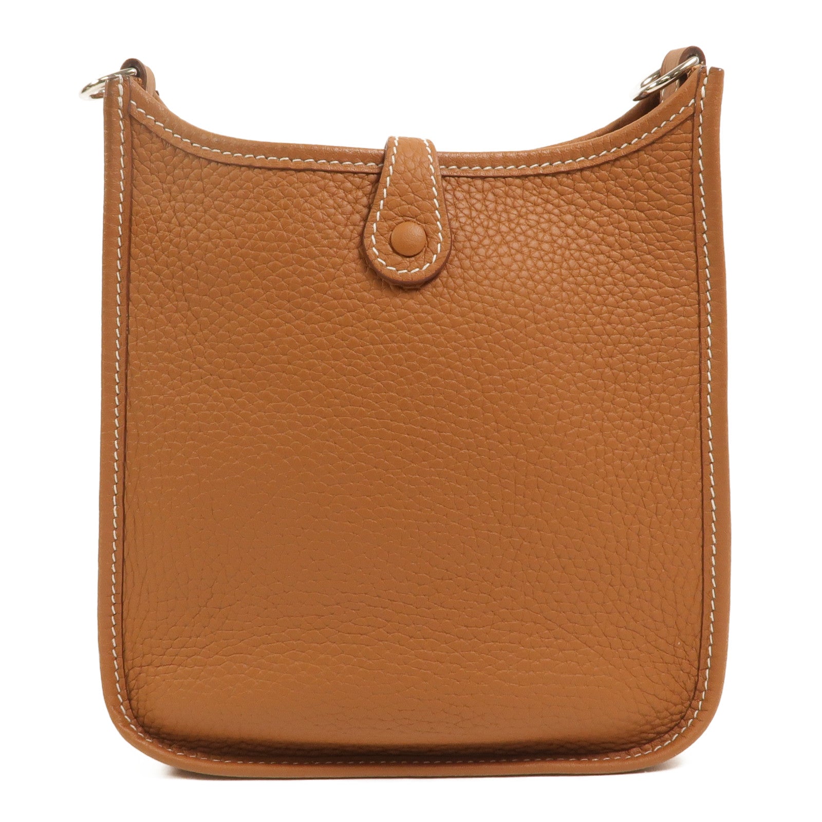 HERMES Clemence皮革Evelyne TPM肩背袋Gold