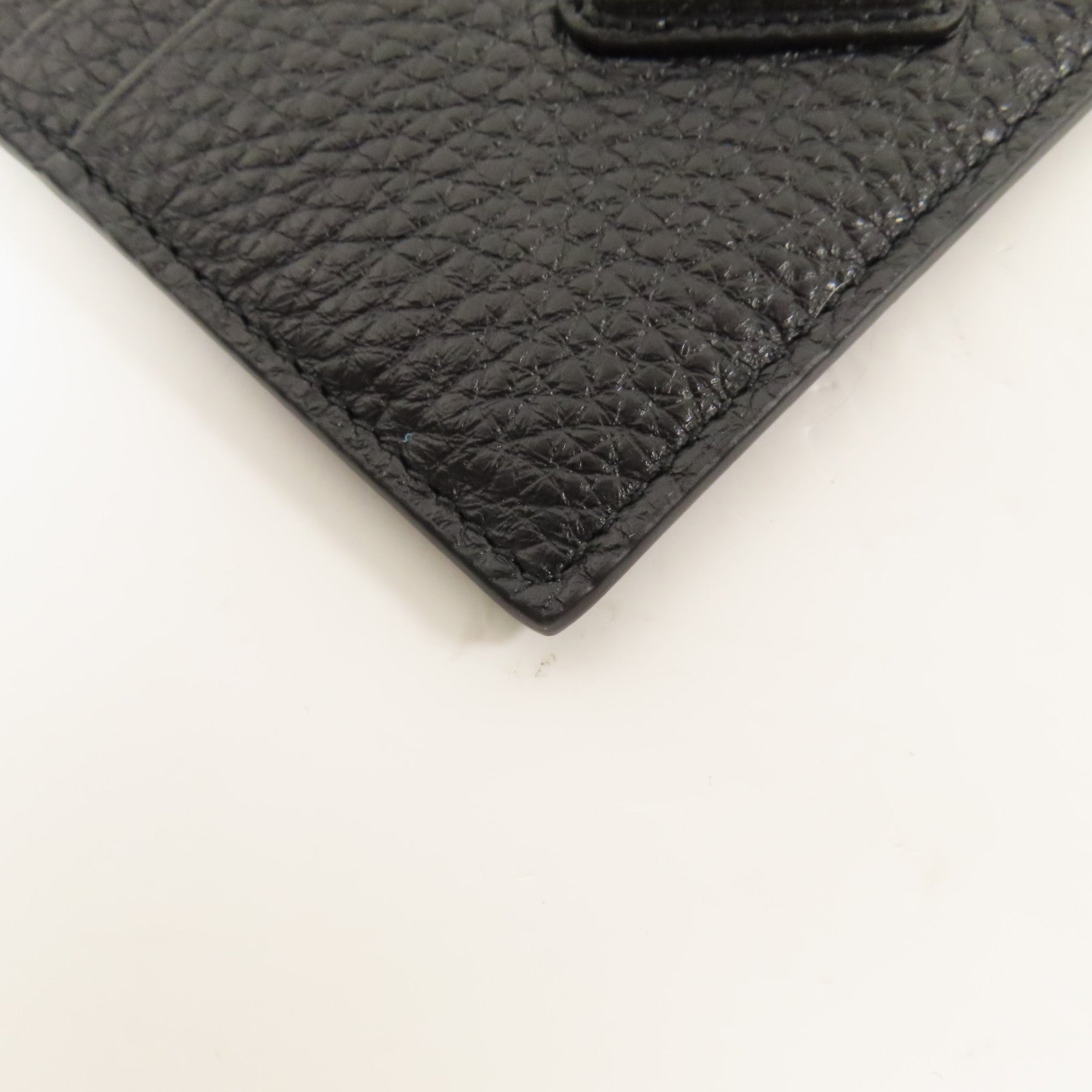PRADA 牛皮皮革Card Holder銀扣卡片套