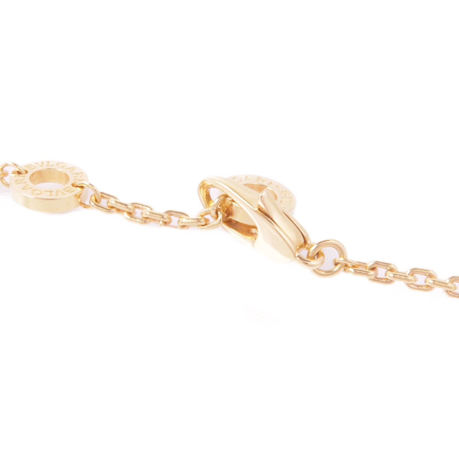 BVLGARI Serpenti Viper Necklace 355088 CL858380 Diamond Carnelian 18K Pink Gold