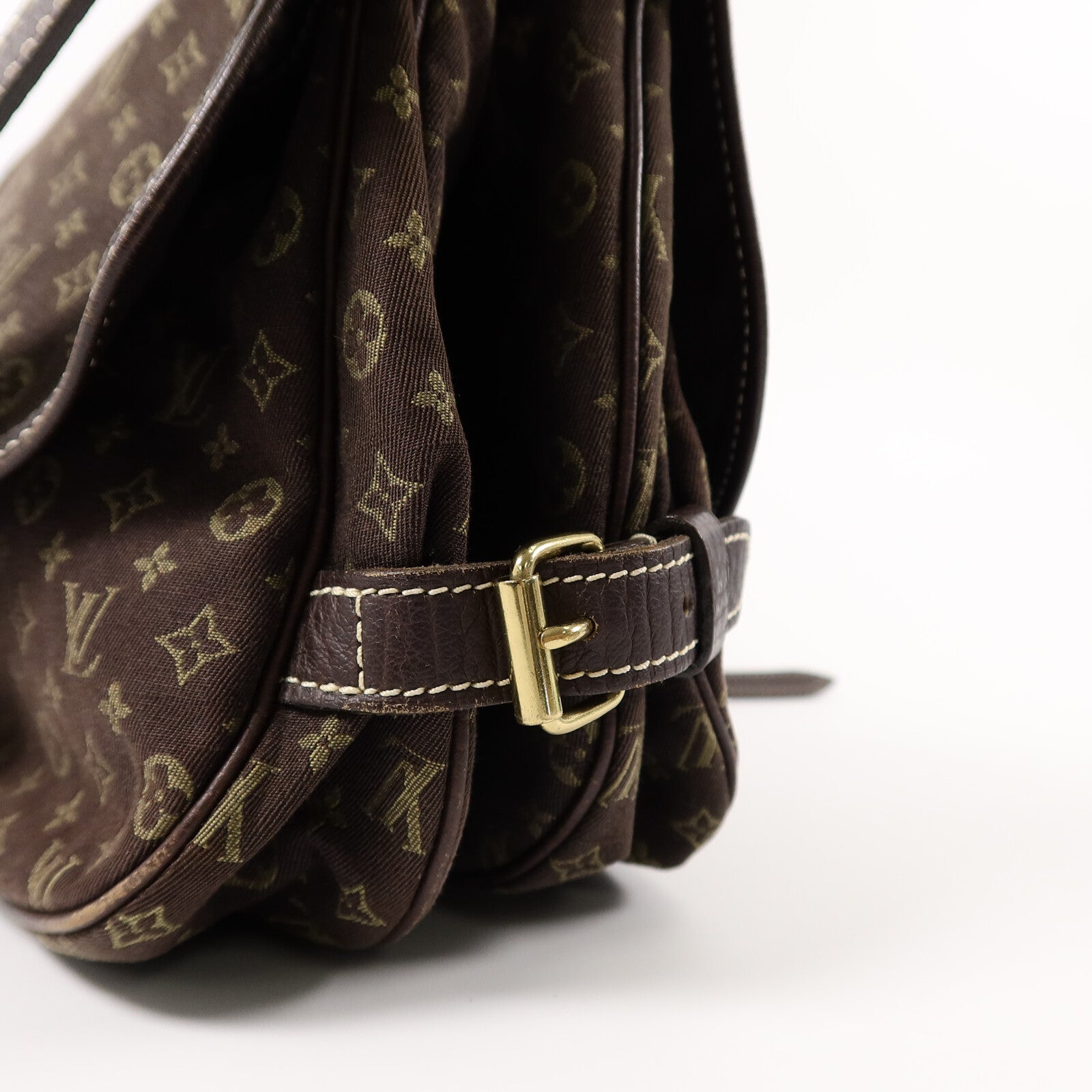 LOUIS VUITTON Monogram Mini Lin Saumur 30肩背袋