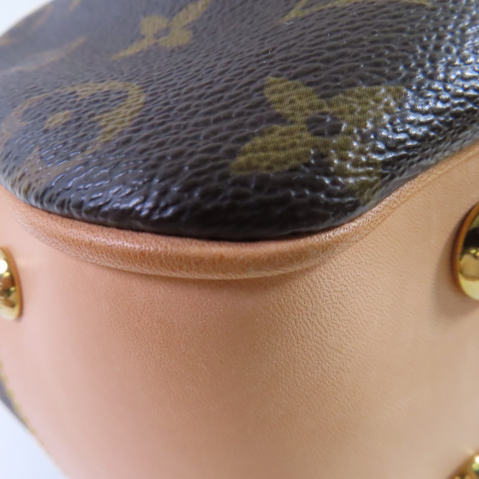 LOUIS VUITTON 【激減優惠】Monogram Boetie PM Hand Bag金扣手挽袋啡色