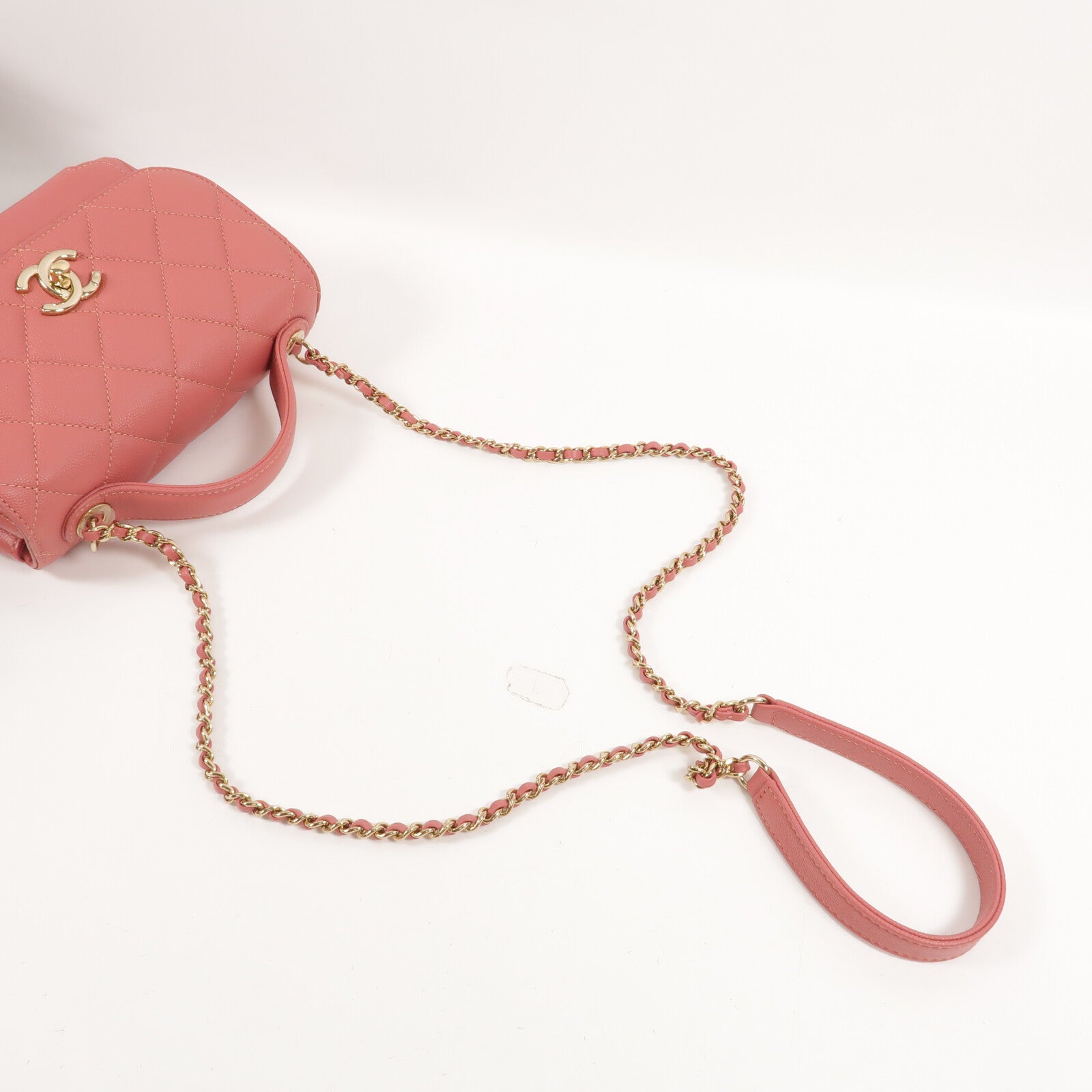 CHANEL 牛皮皮革Business Affinty手挽肩背兩用袋