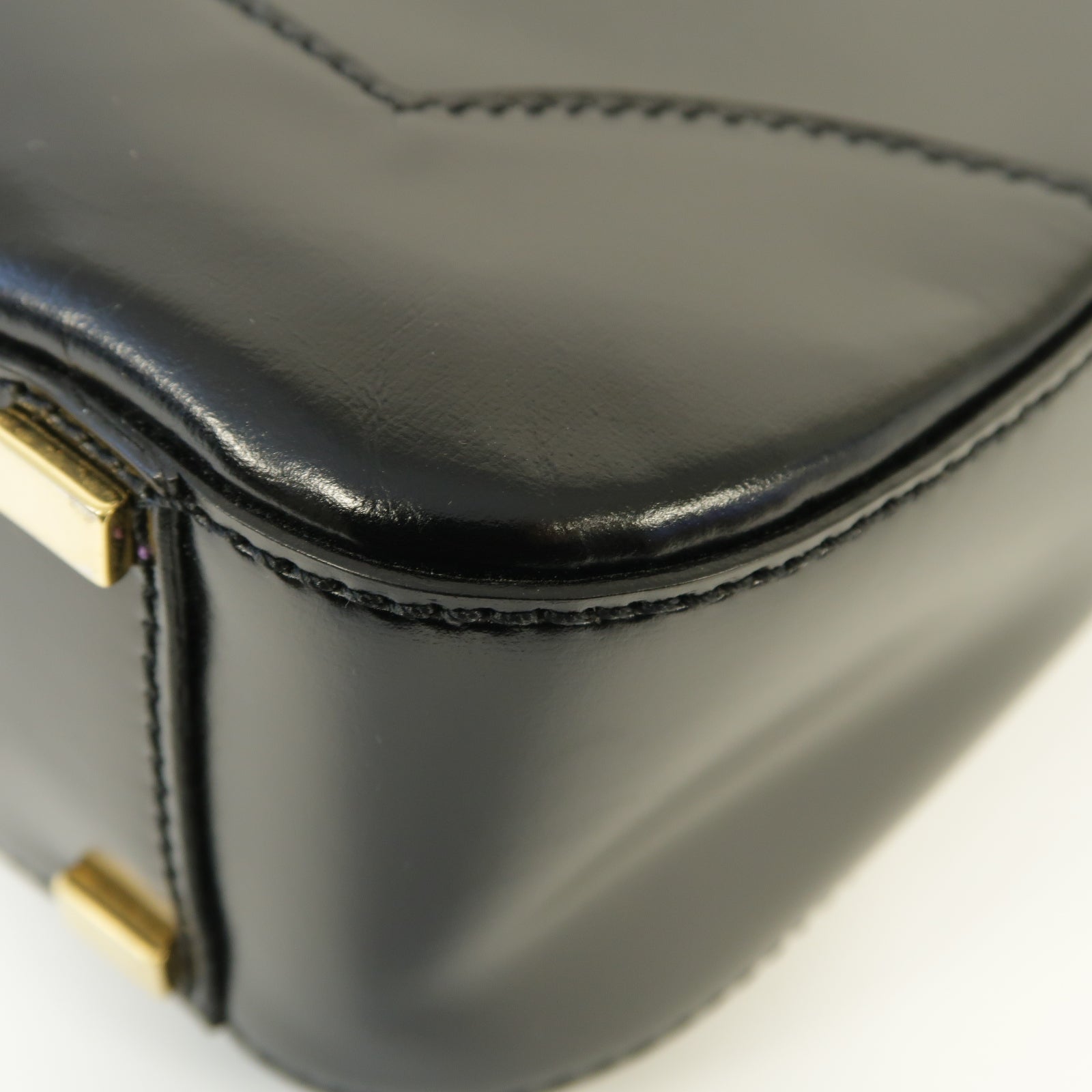CELINE 【激減優惠】牛皮皮革Shoulder Bag金扣肩背袋黑色