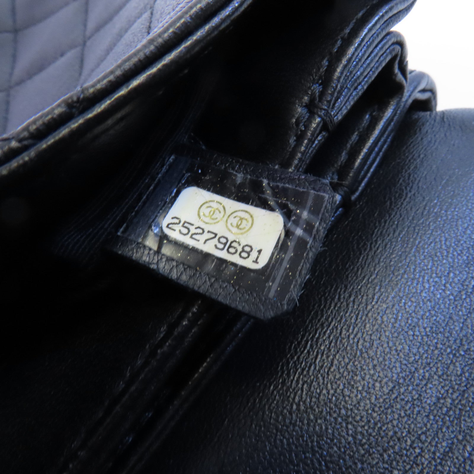 CHANEL 牛皮皮革2Way Shoulder金扣鏈帶手挽肩背兩用袋