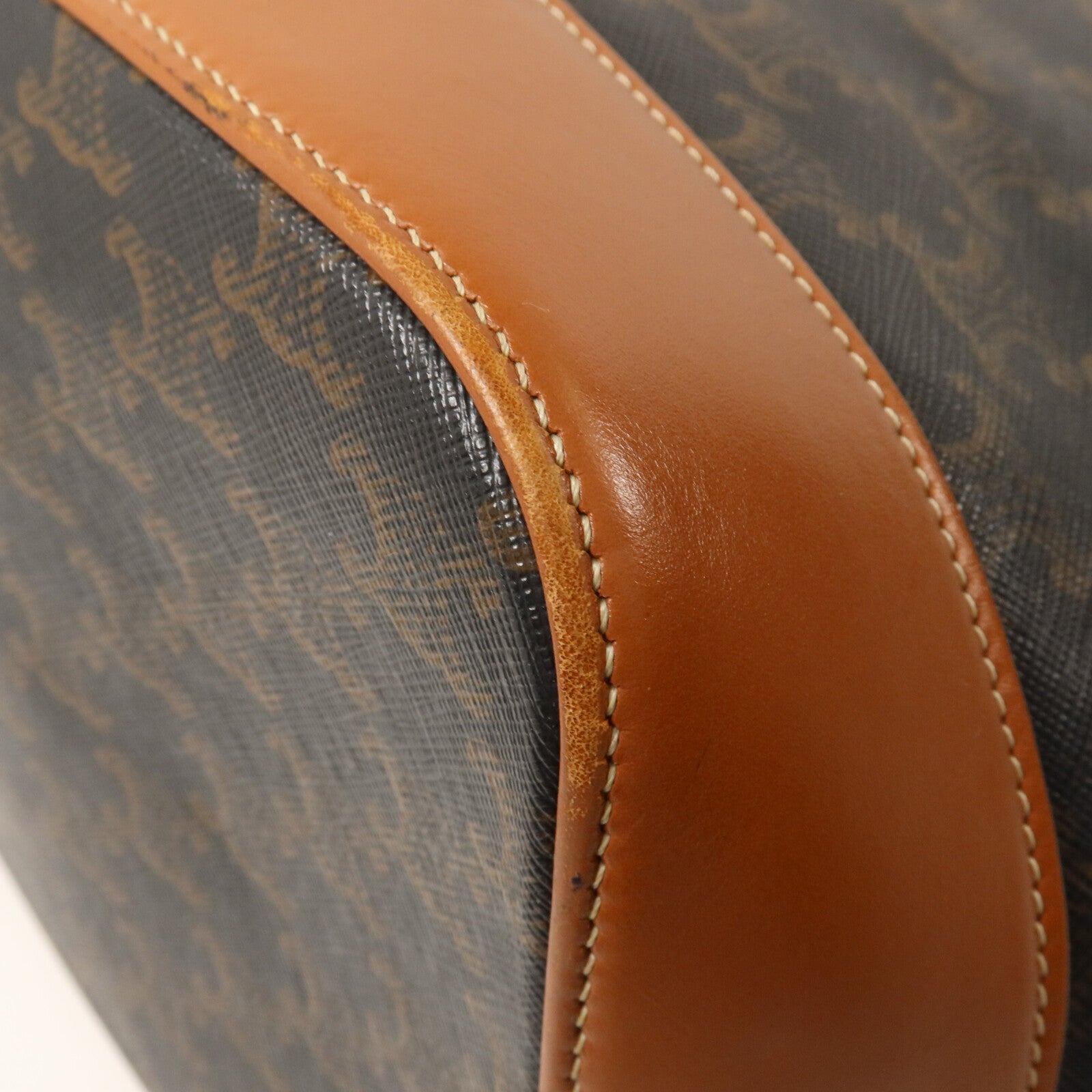 CELINE 塗層帆布Triomphe Bucket Medium肩背袋