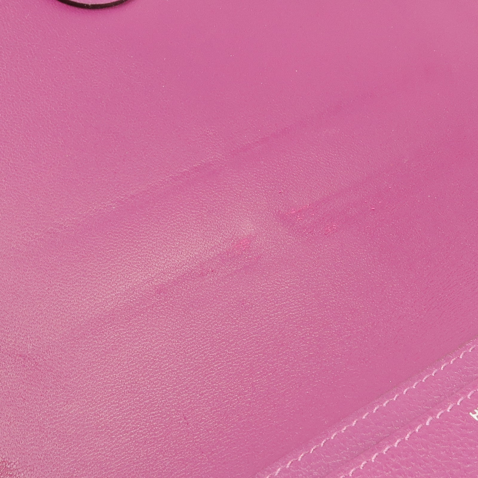 HERMES Evercolor皮革Dogon Wallet銀扣長錢包Anemone