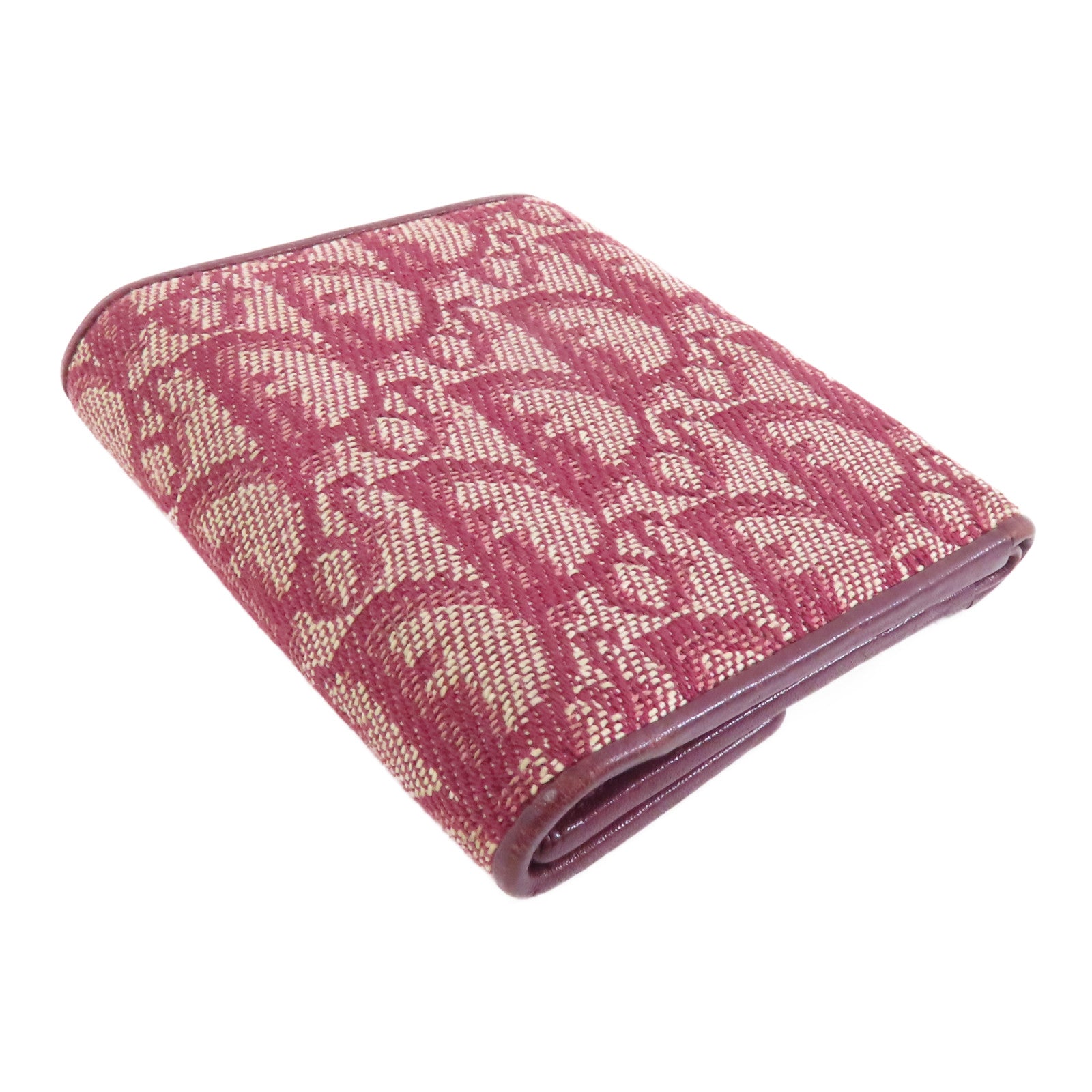 Dior 帆布Wallet金扣錢包紅色