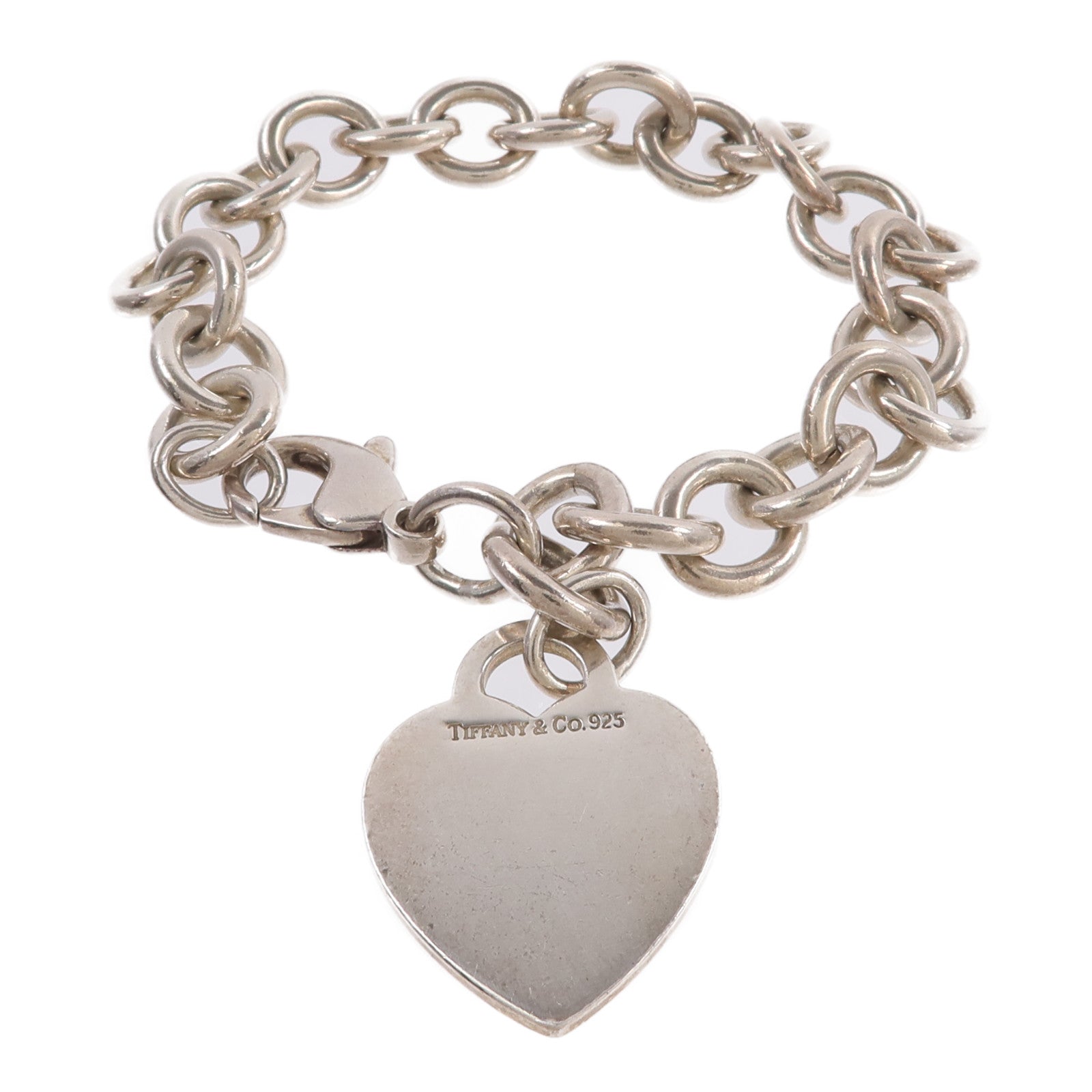 TIFFANY＆CO 925純銀Return To Tiffany Heart Tag Bracelet手鏈