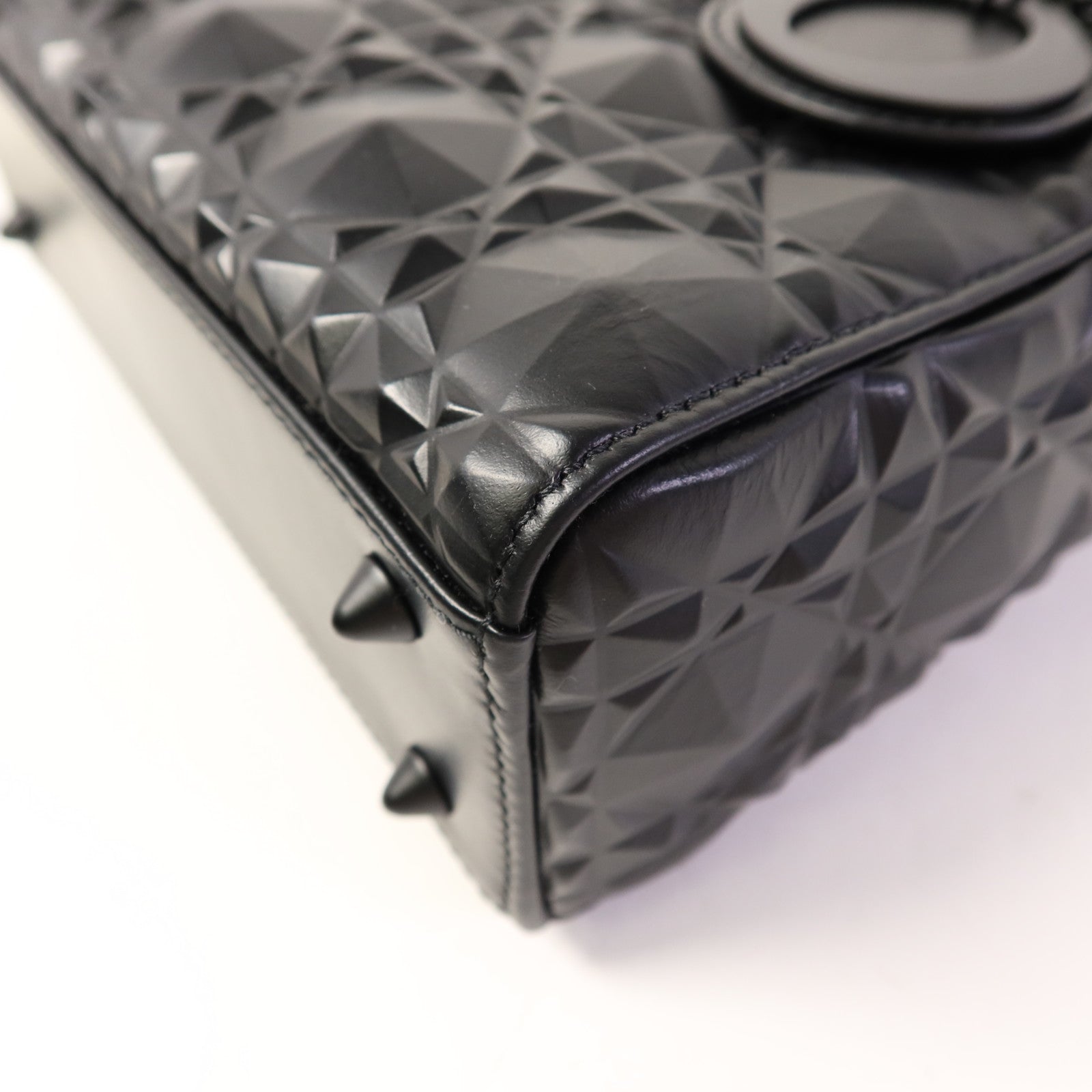 Dior 牛皮皮革Lady Dior手挽肩背兩用袋