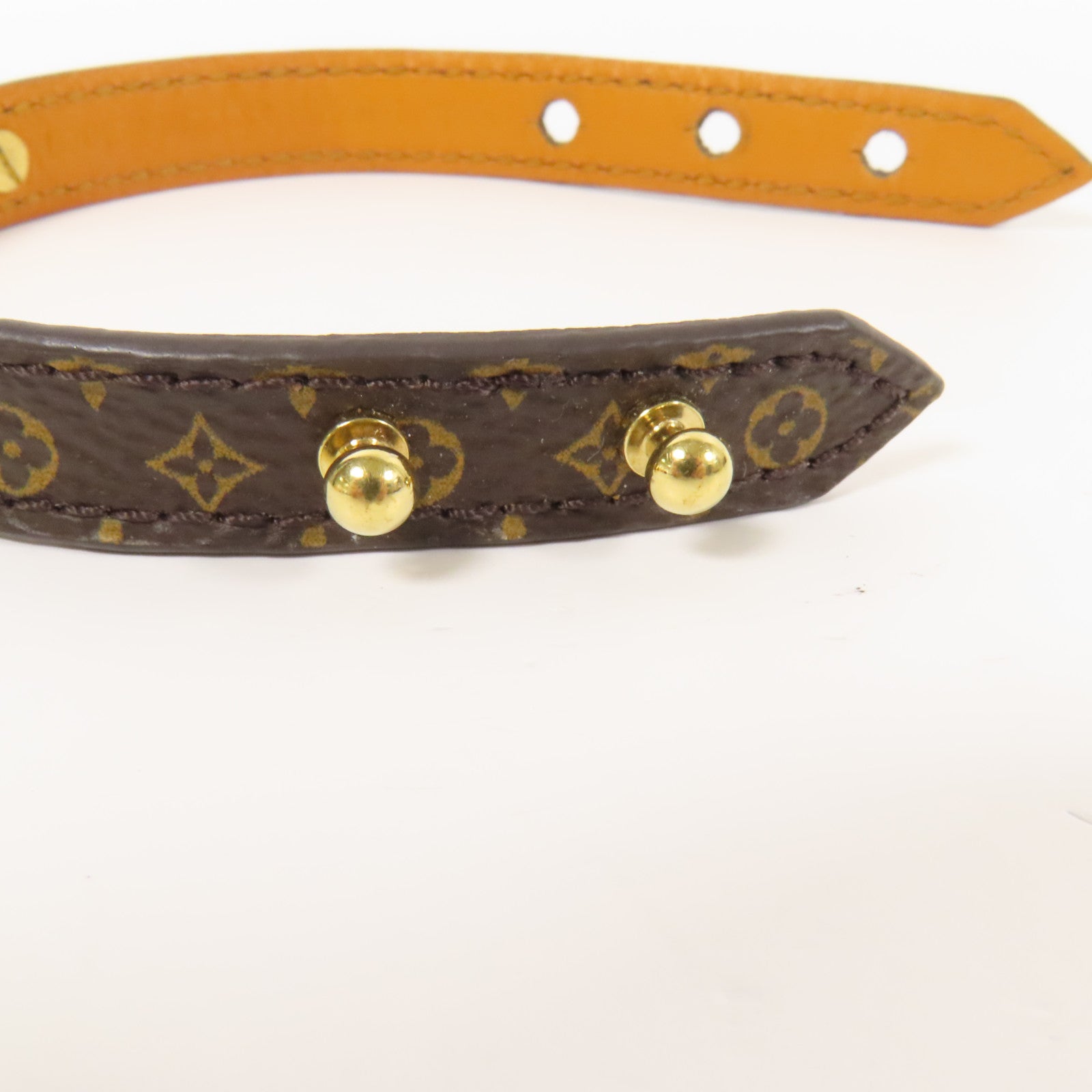 LOUIS VUITTON Monogram Logo Mania Bracelet金扣手鐲