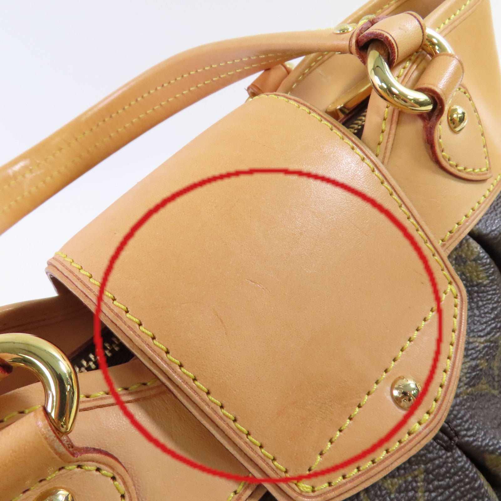 LOUIS VUITTON 【激減優惠】Monogram Boetie PM Hand Bag金扣手挽袋啡色