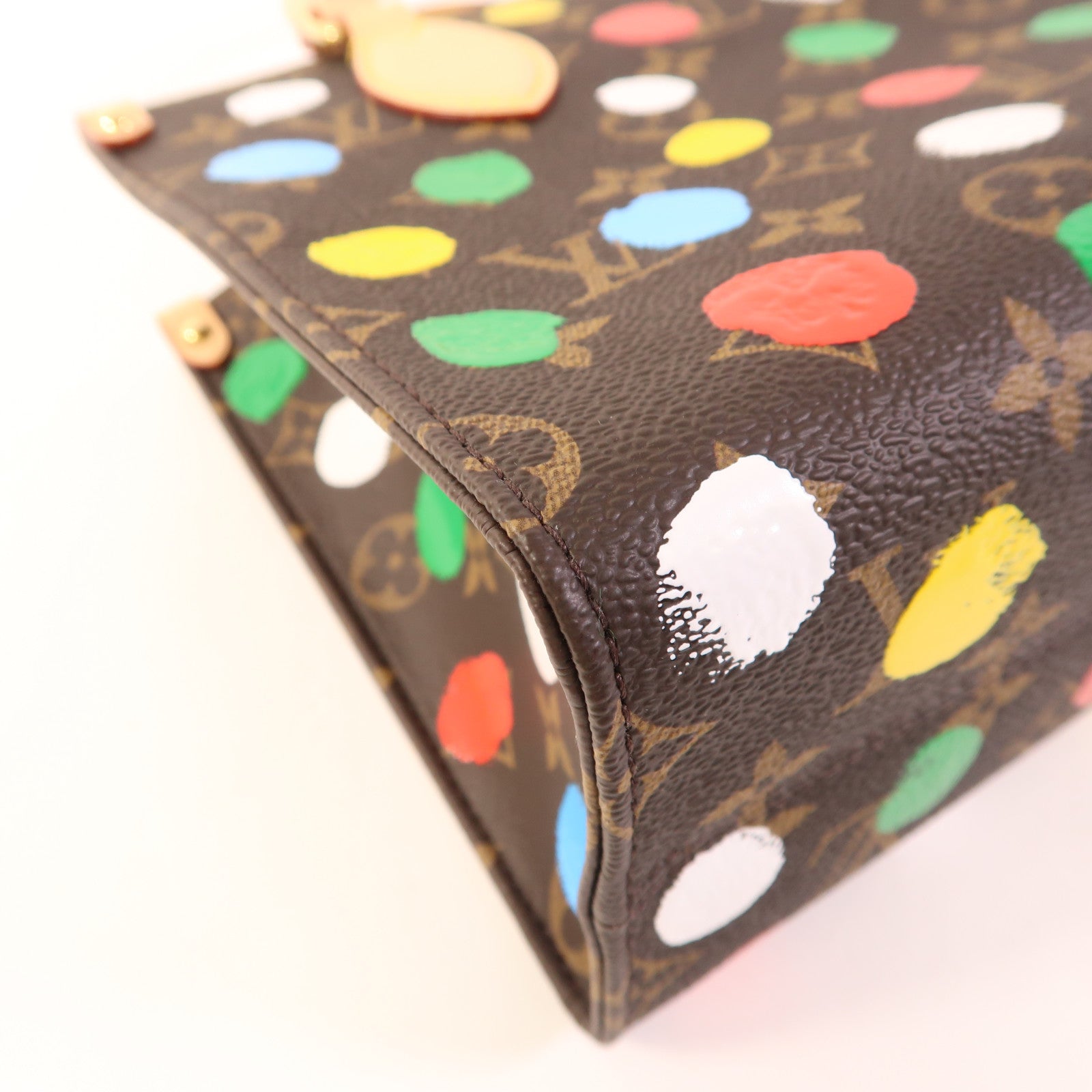 LOUIS VUITTON Monogram LV x YK On The Go金扣手挽肩背兩用袋