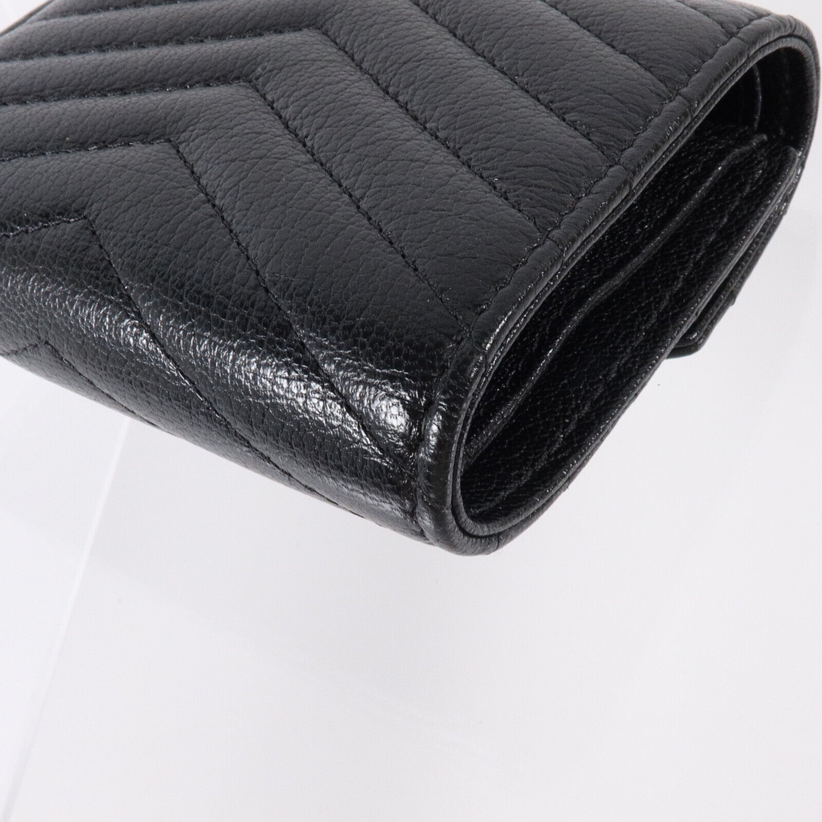 CHANEL 牛皮皮革Small Flap Wallet金扣錢包
