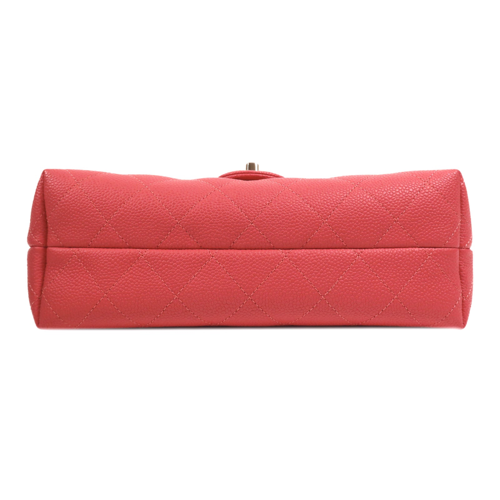 CHANEL 牛皮皮革Chain Shoulder金扣手挽肩背兩用袋