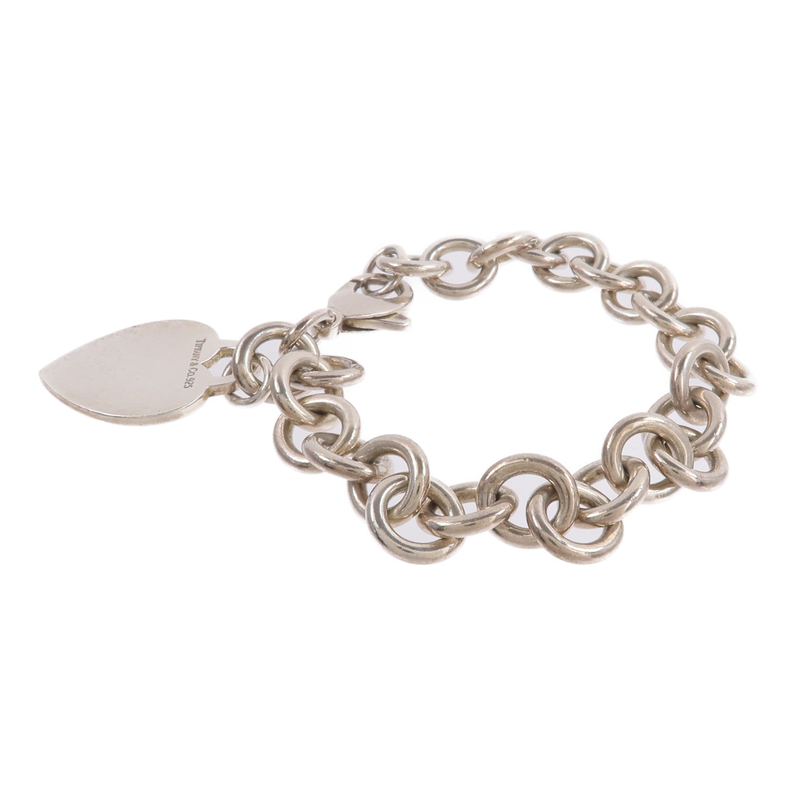 TIFFANY＆CO 925純銀Return To Tiffany Heart Tag Bracelet手鏈