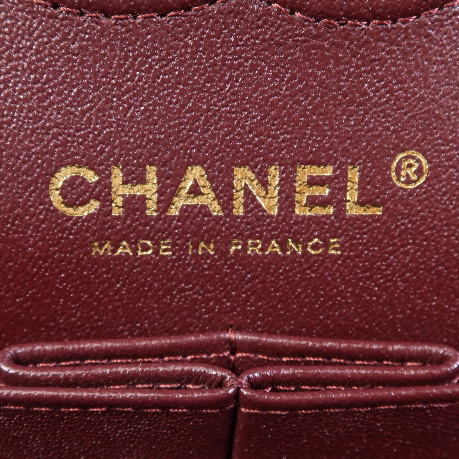 CHANEL 羊皮皮革Classic 23金扣鏈帶肩背袋